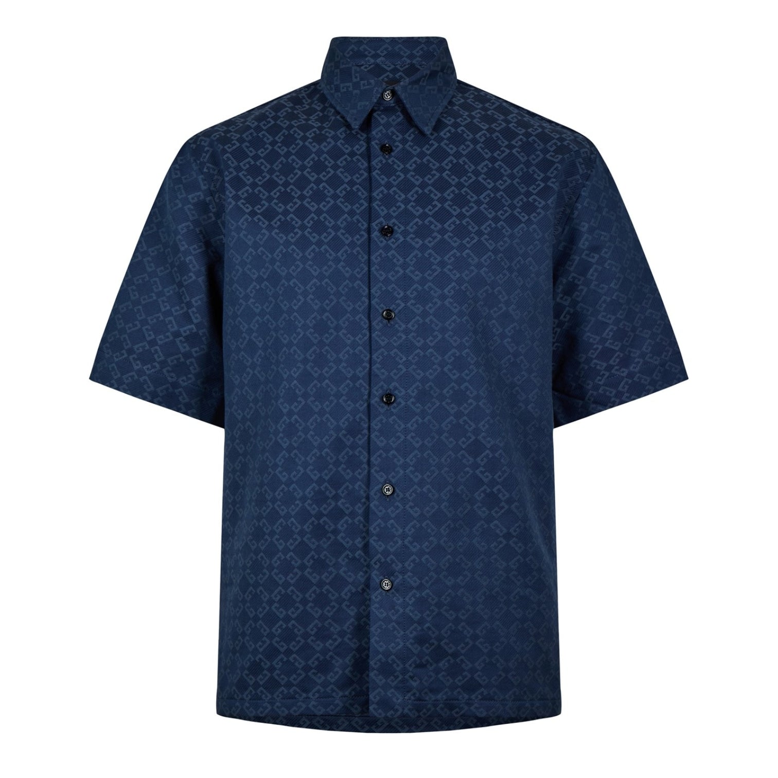 LUXURY HUB GIVENCHY MONOGRAM SHORT SLEEVE SHIRT