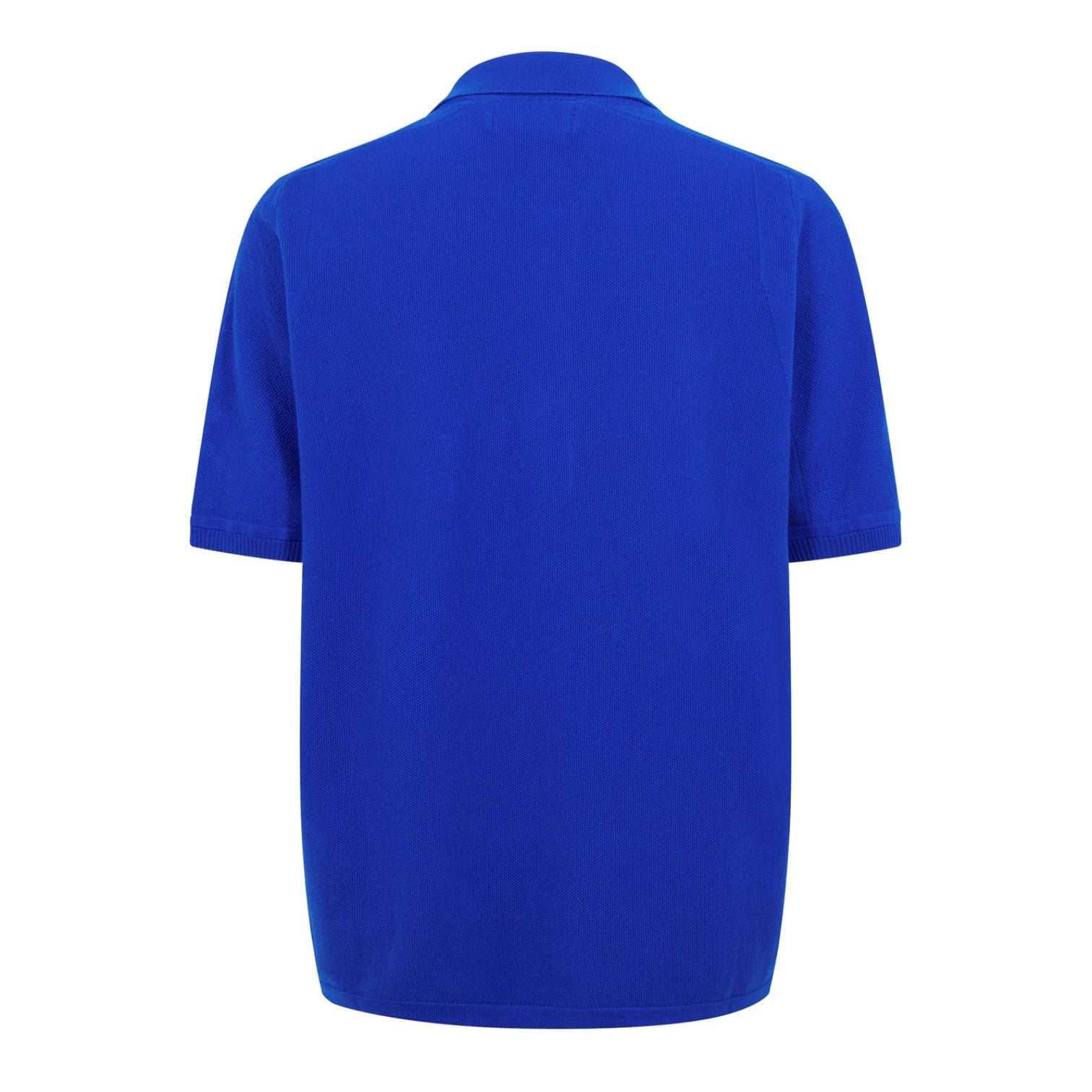 LUXURY HUB STONE ISLAND COMPASS PATCH KNIT POLO SHIRT