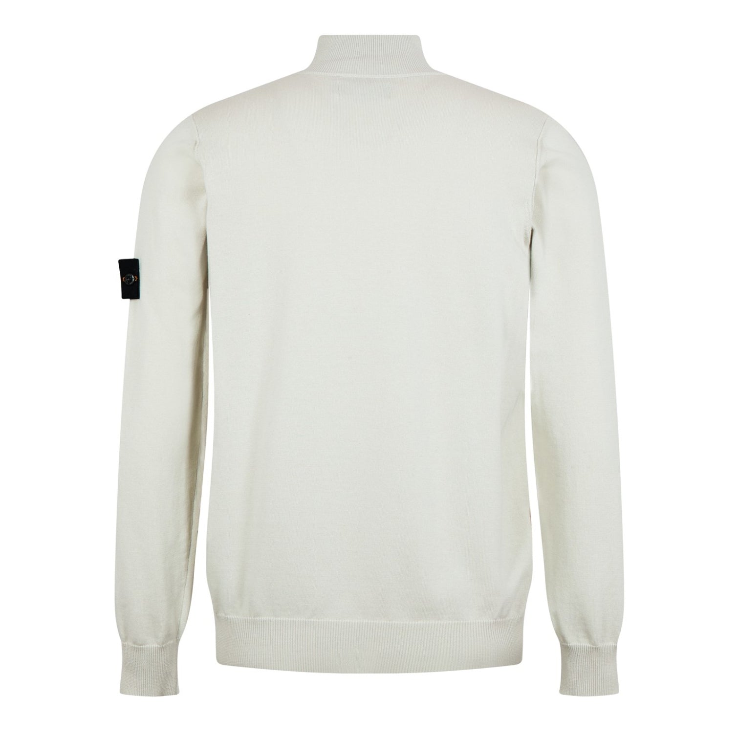 LUXURY HUB STONE ISLAND QUARTER ZIP KNIT SWEATER