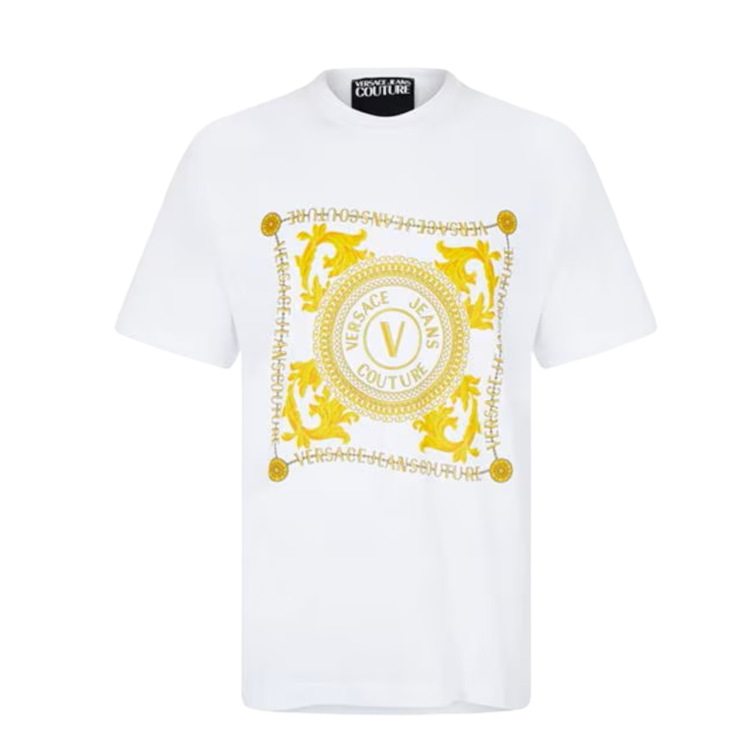 LUXURY HUB VERSACE JEANS COUTURE FOULARD TEE