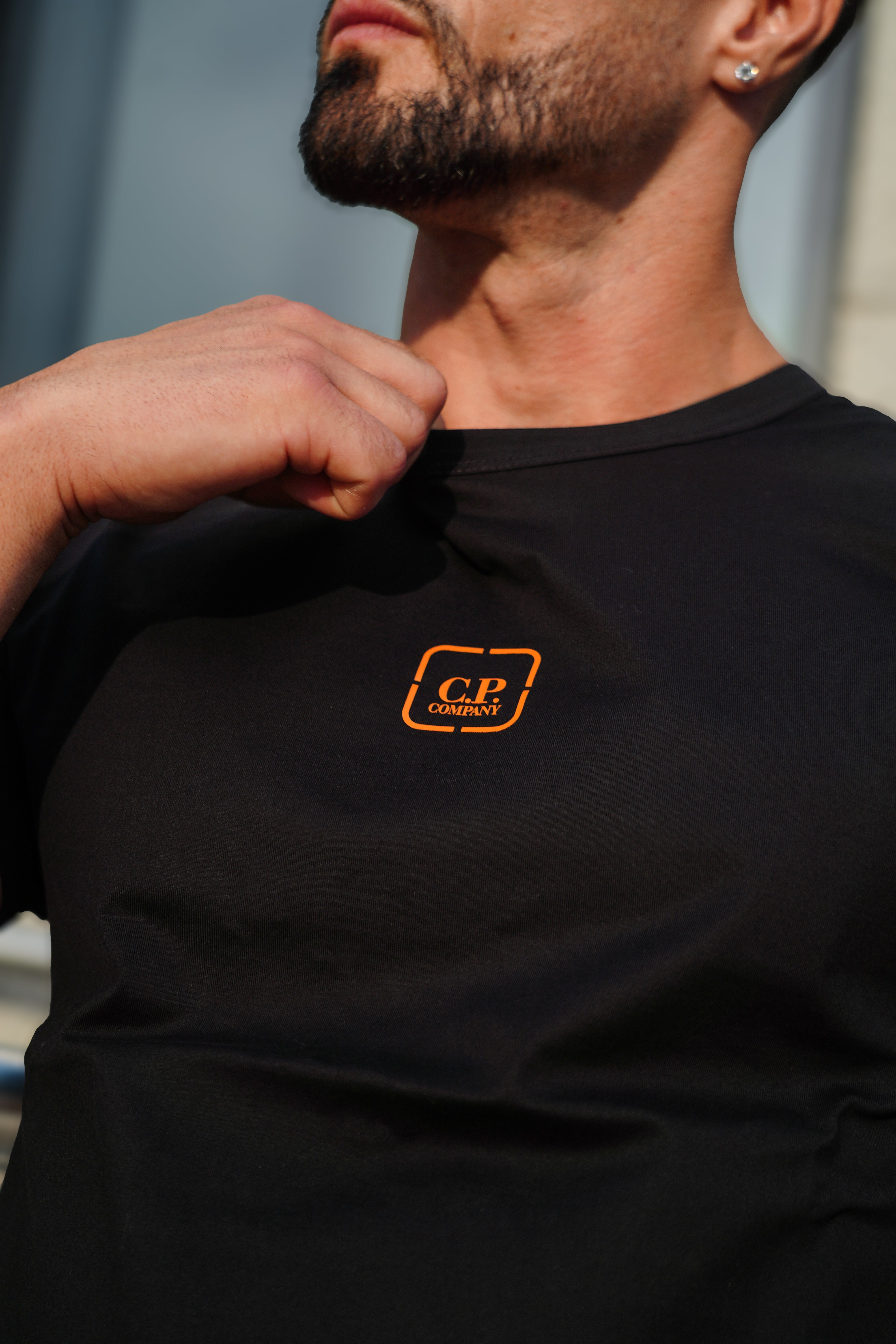LUXURY HUB CP COMPANY METROPOLIS BACK LOGO TEE