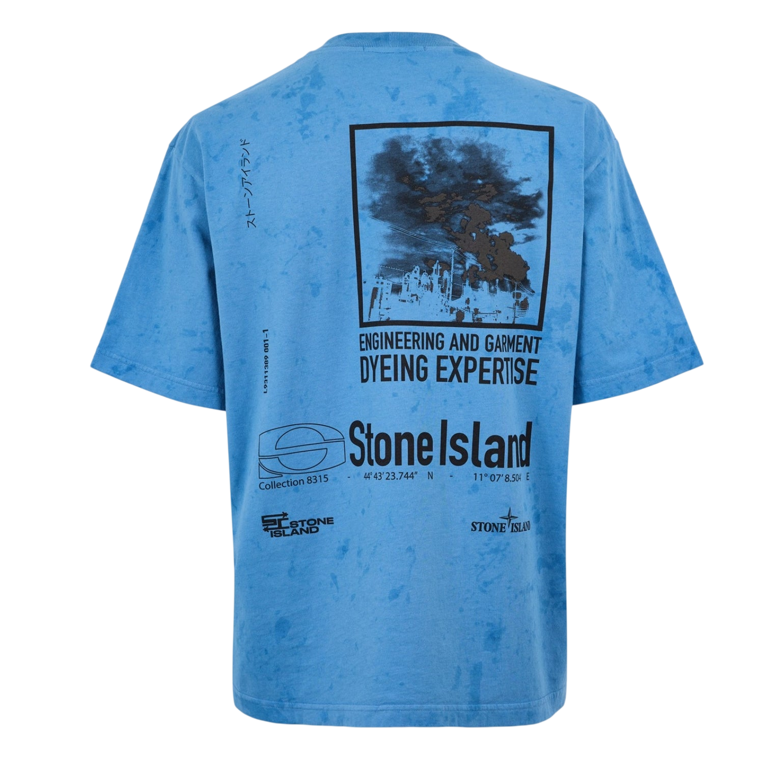 LUXURY HUB STONE ISLAND MEN'S DIAL OVERSIZED TEE