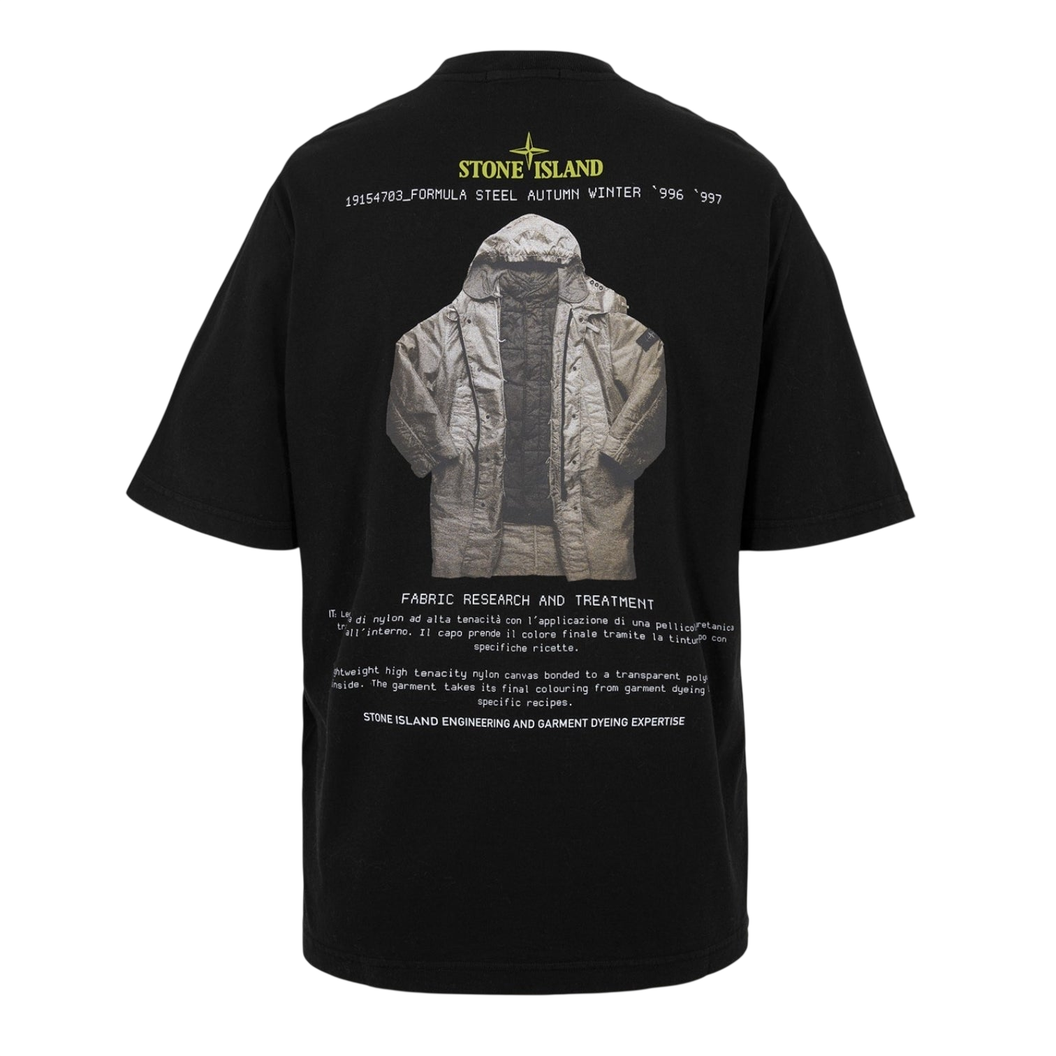 LUXURY HUB STONE ISLAND MEN'S OVERSIZED T-SHIRT