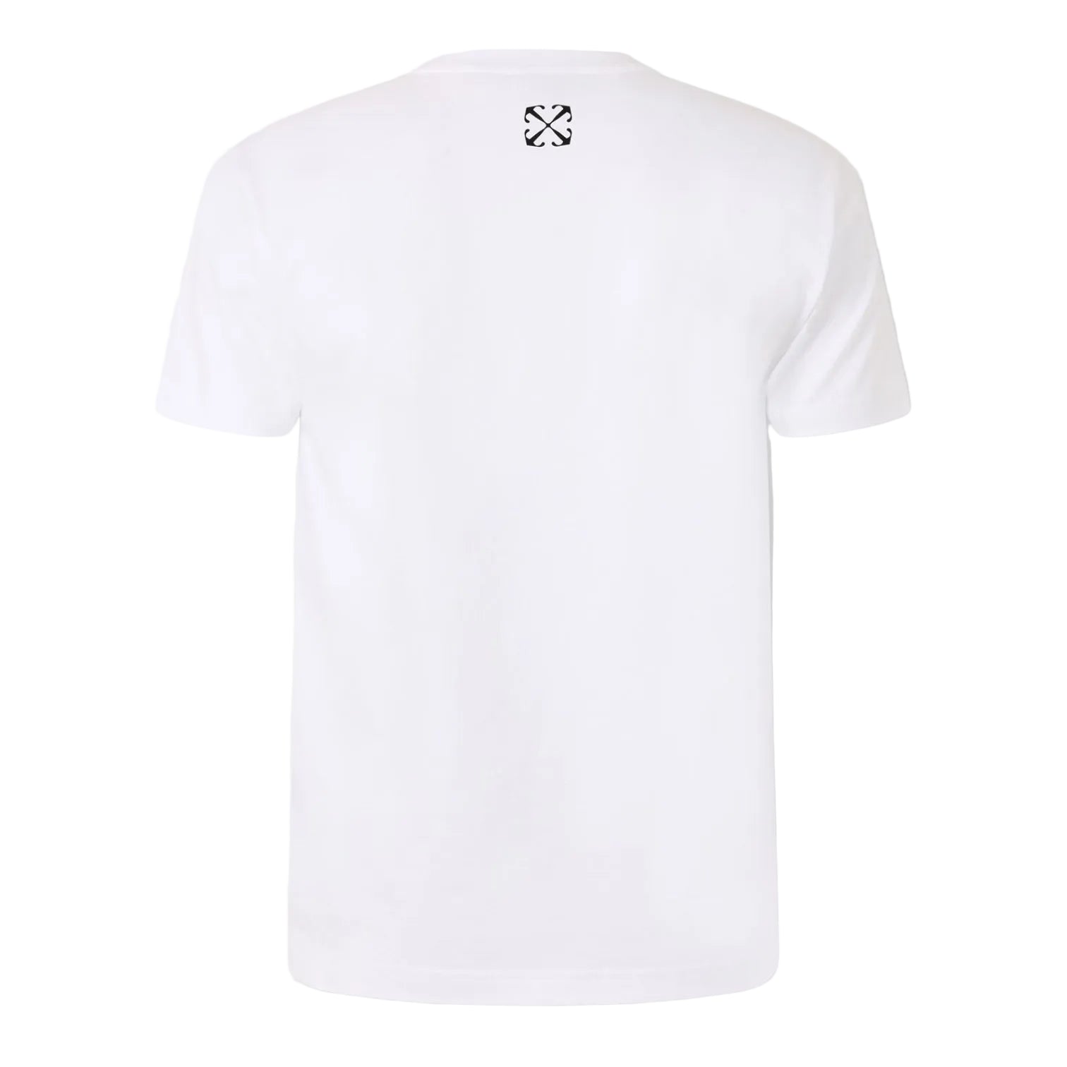 LUXURY HUB OFF WHITE MEN'S CRYST CROCO REGULAR FIT TEE