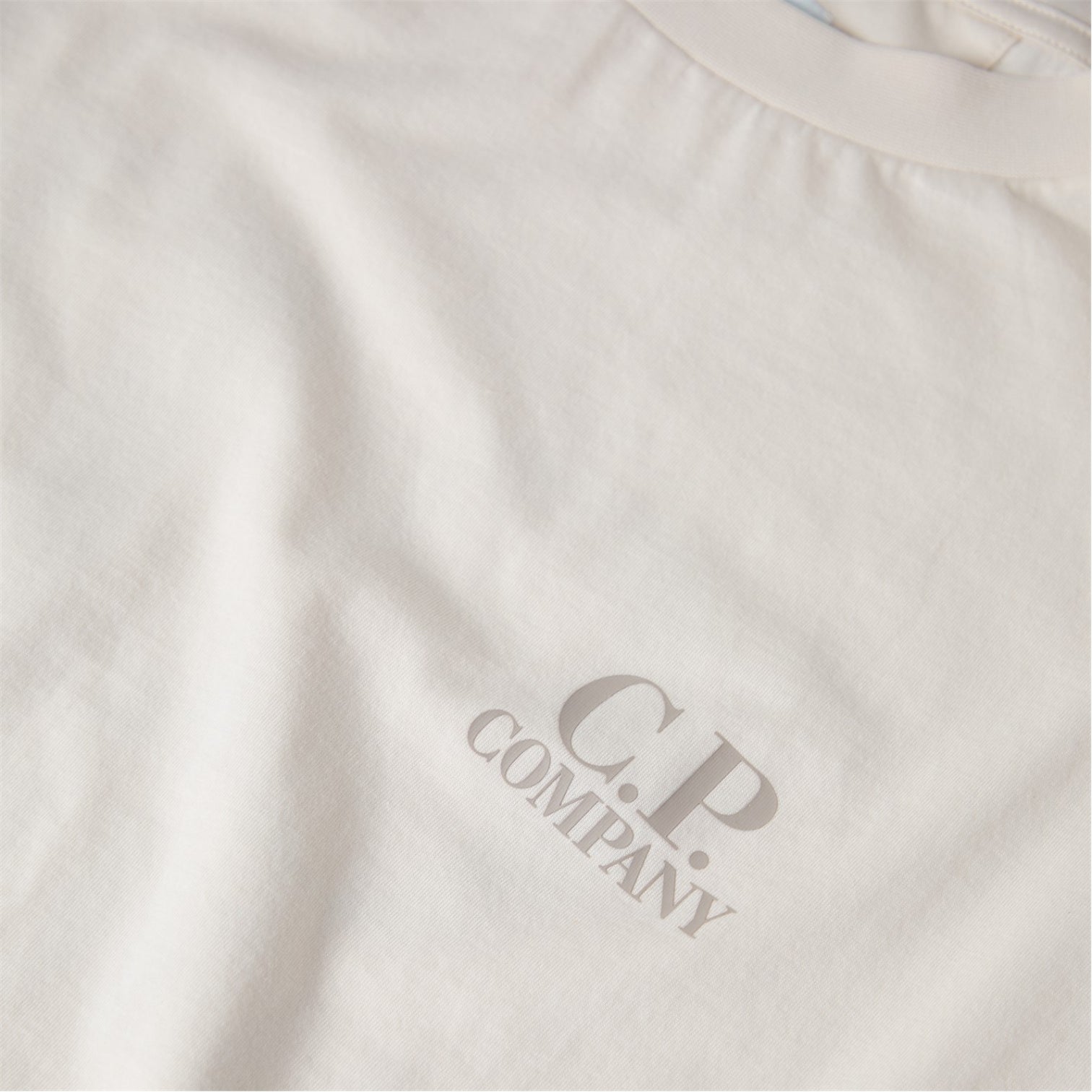 LUXURY HUB CP COMPANY DOUBLE LOGO TEE