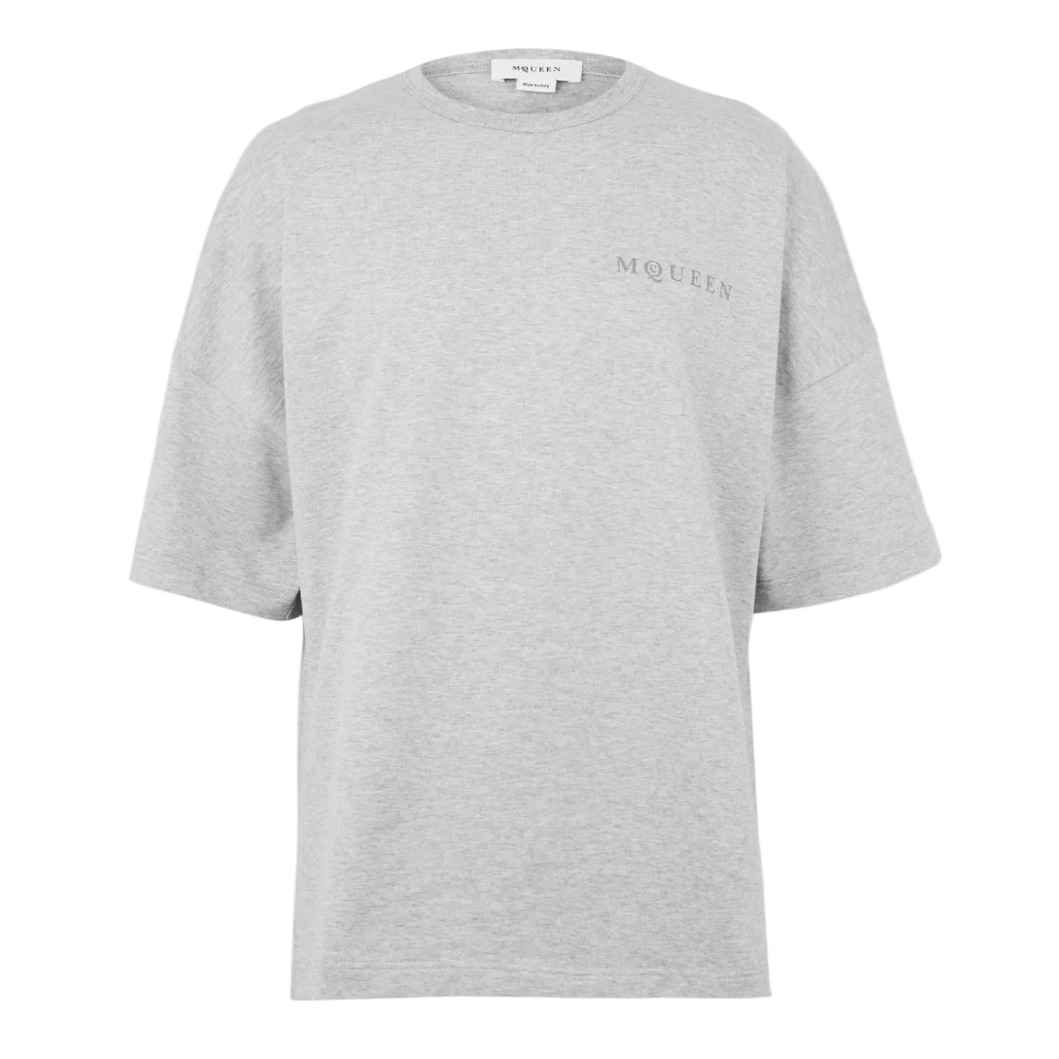 LUXURY HUB ALEXANDER MCQUEEN MEN'S COTTON OVERSIZED TEE
