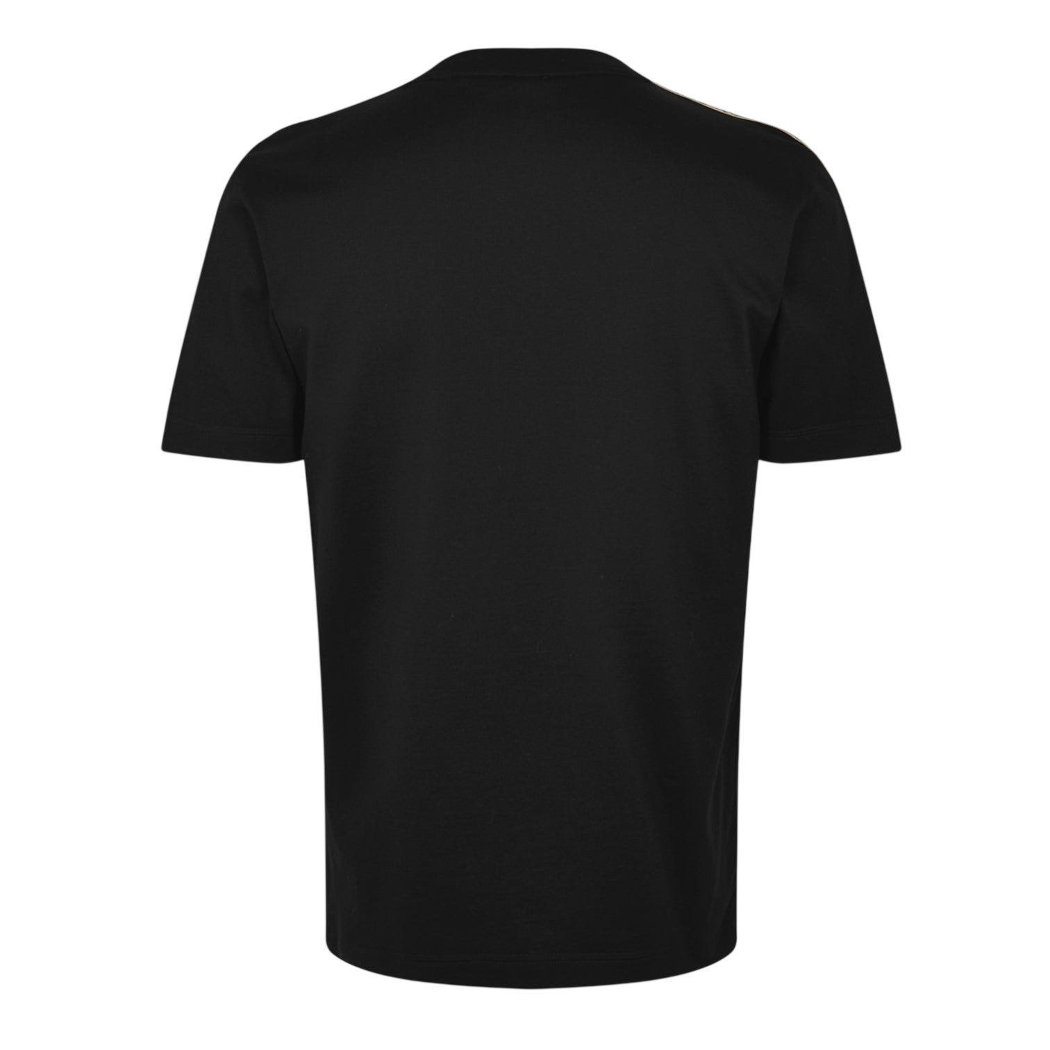 LUXURY HUB BURBERRY MEN'S CHECK TAPE TEE