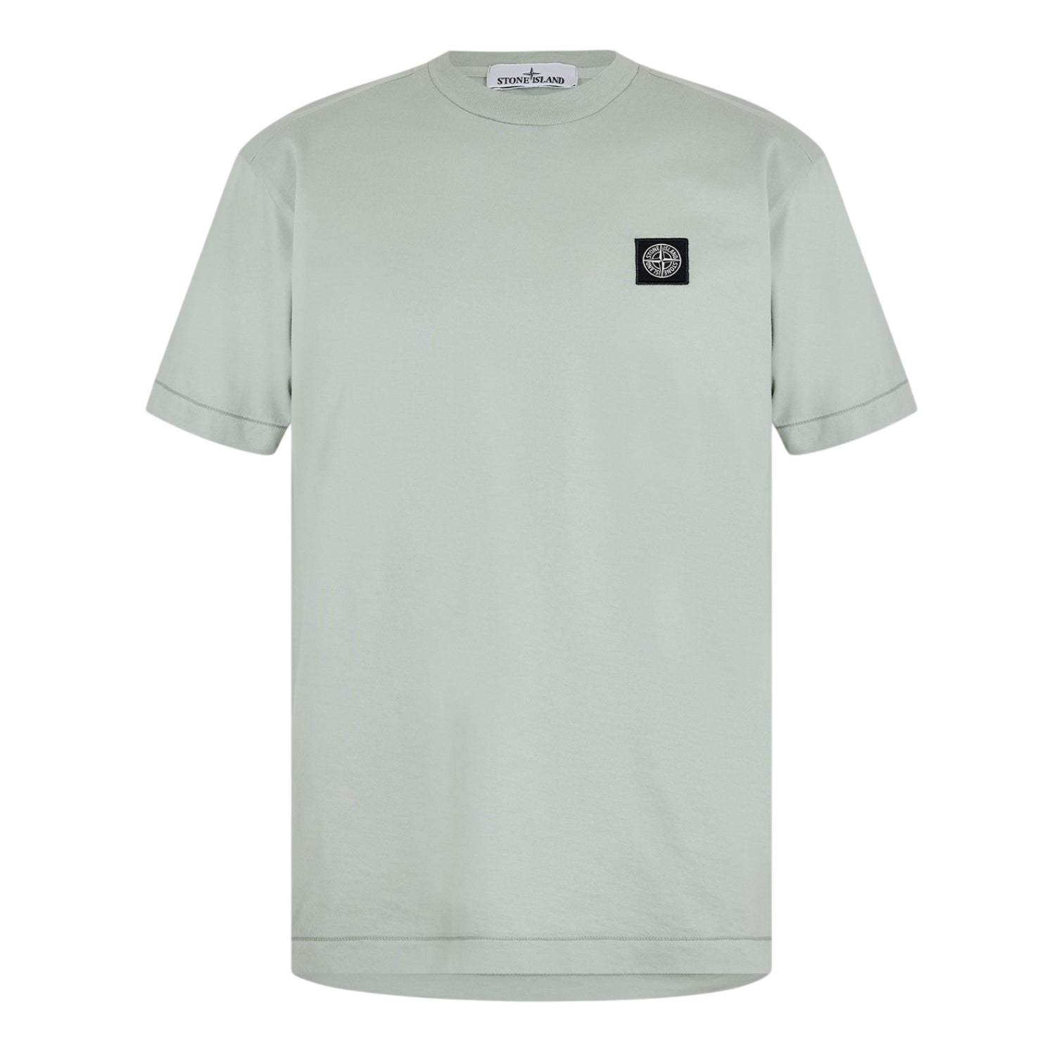 LUXURY HUB STONE ISLAND MEN'S COTTON COMPASS LOGO PATCH TEE