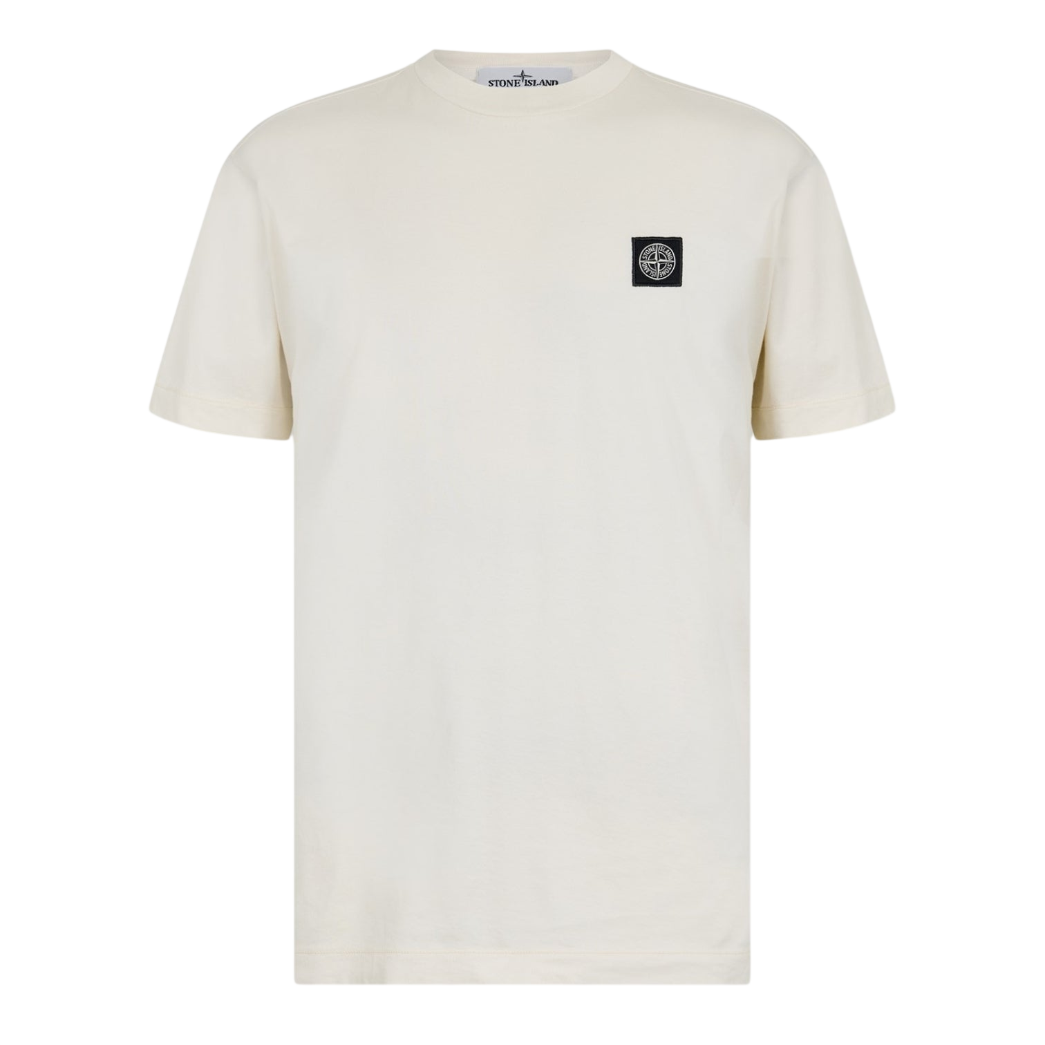LUXURY HUB STONE ISLAND MEN'S COTTON COMPASS LOGO PATCH TEE
