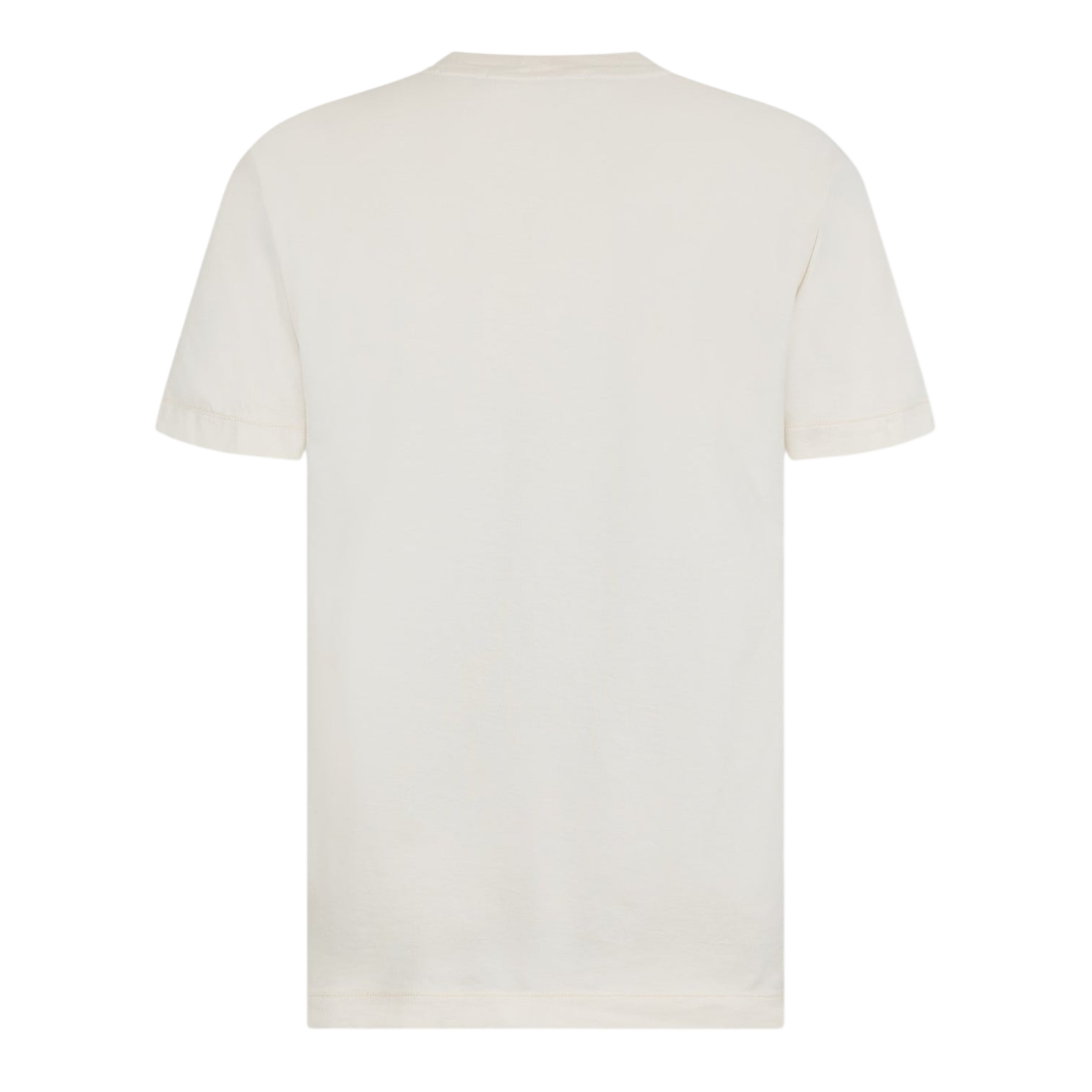 LUXURY HUB STONE ISLAND MEN'S COTTON COMPASS LOGO PATCH TEE