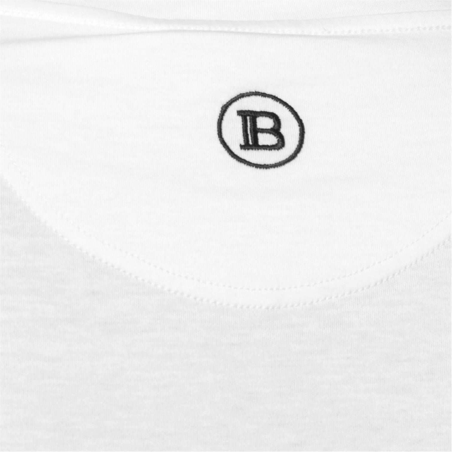 LUXURY HUB BALMAIN CHEST LOGO TEE