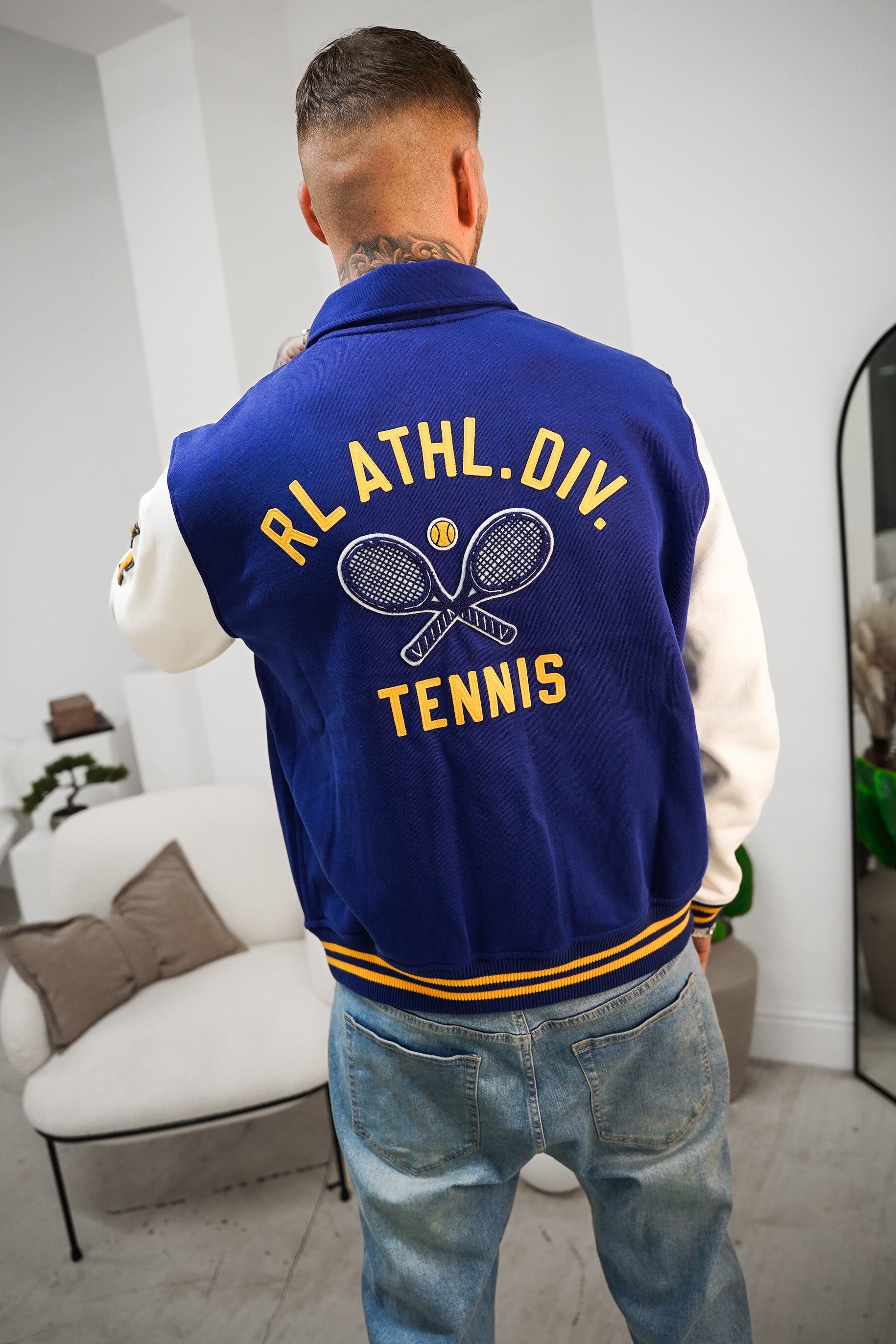 LUXURY HUB POLO RALPH LAUREN POLO VARSITY JACKET SN05