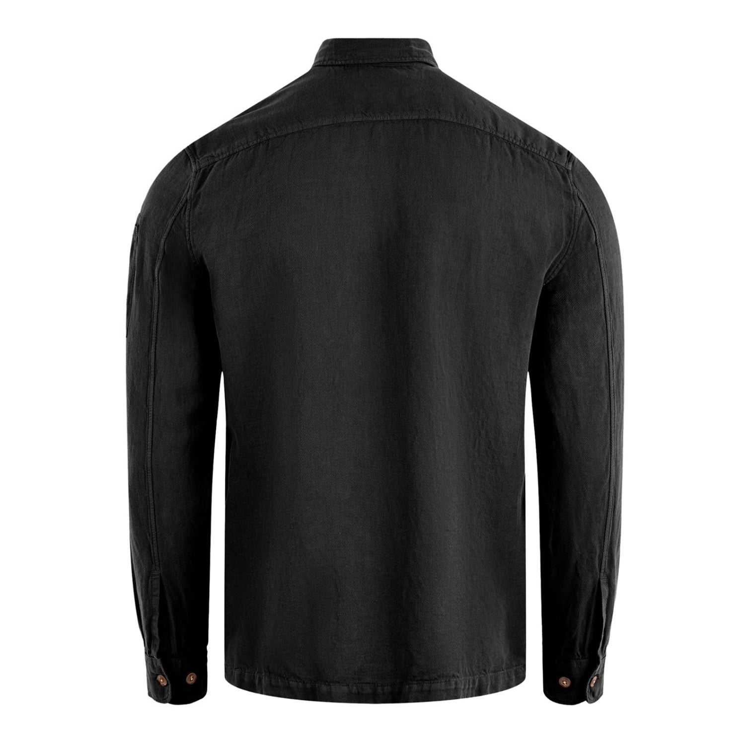 LUXURY HUB CP COMPANY MEN'S LINEN COTTON BLEND OVERSHIRT