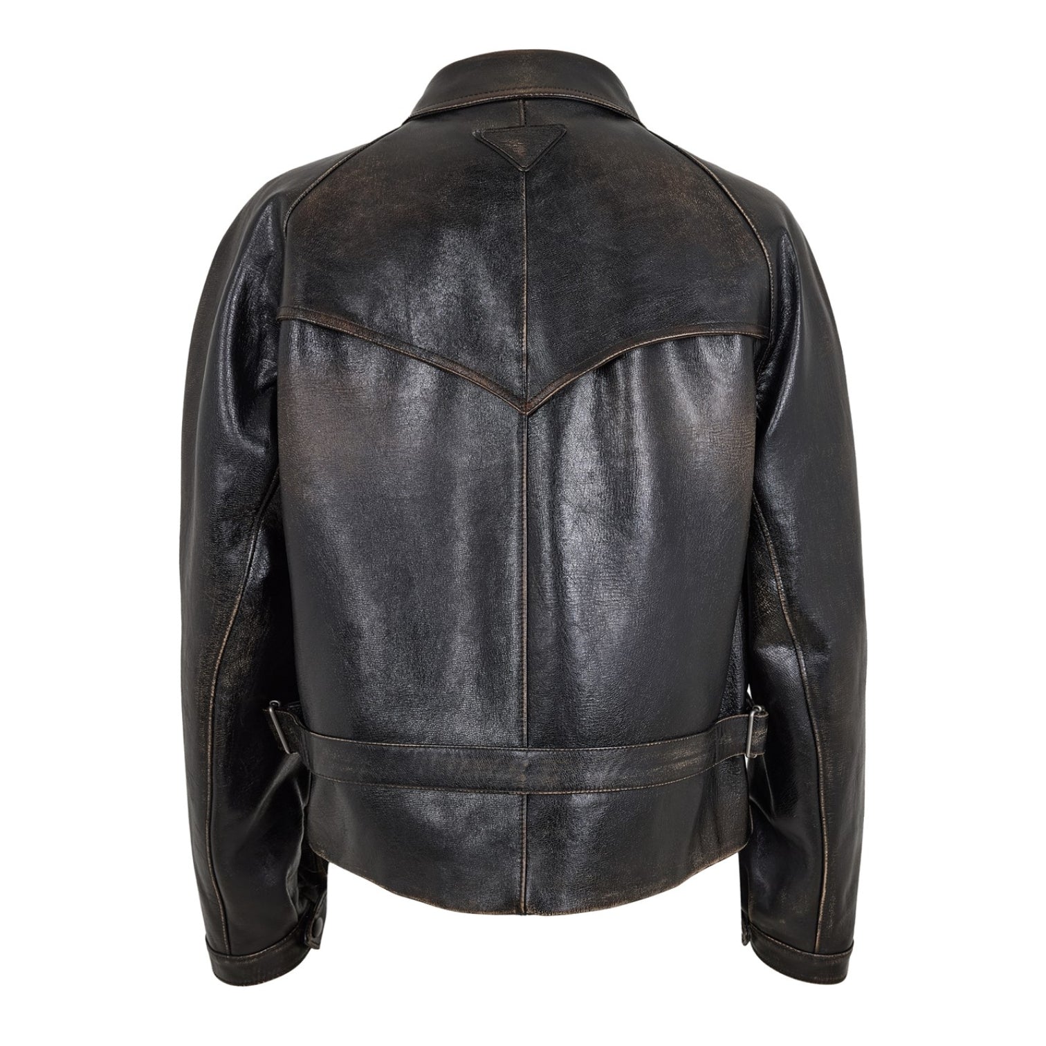 LUXURY HUB PRADA MEN'S LEATHER JACKET