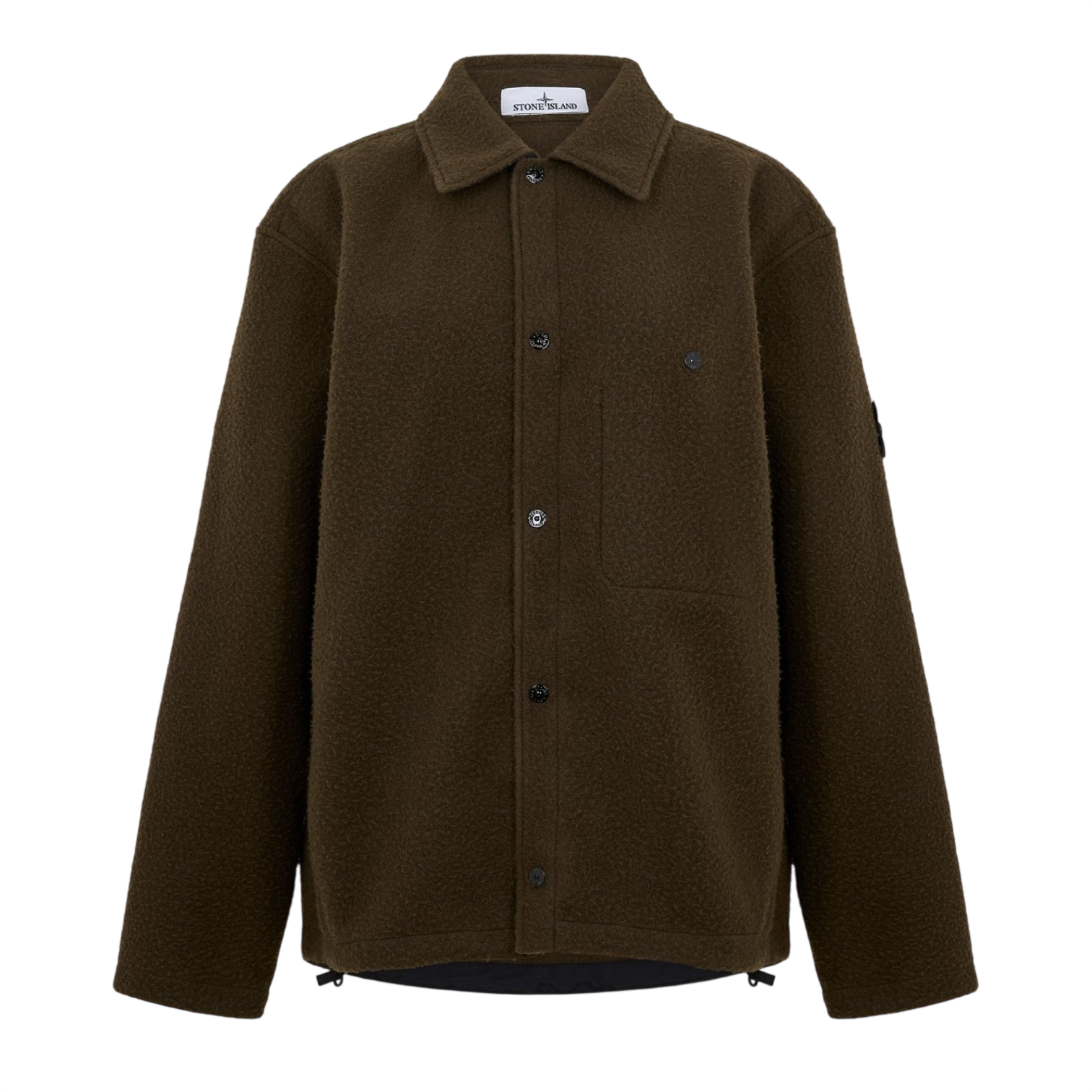 LUXURY HUB STONE ISLAND MEN'S WOOL OVERSHIRT