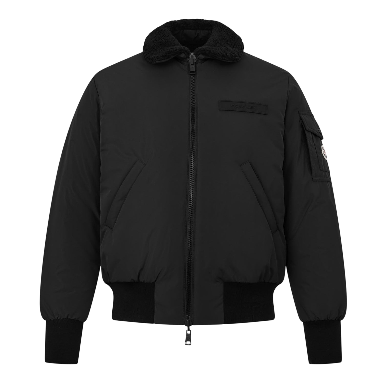 LUXURY HUB MONCLER MEN'S QUILTED DOWN FILL TECHNICAL BOMBER JACKET