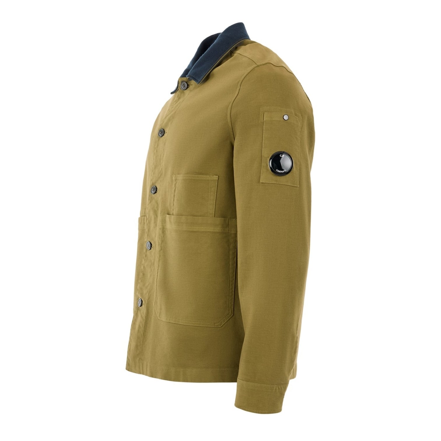 LUXURY HUB CP COMPANY MEN'S C.P. COMPANY BUTTON LONG SLEEVE 4 POCKET OVERSHIRT