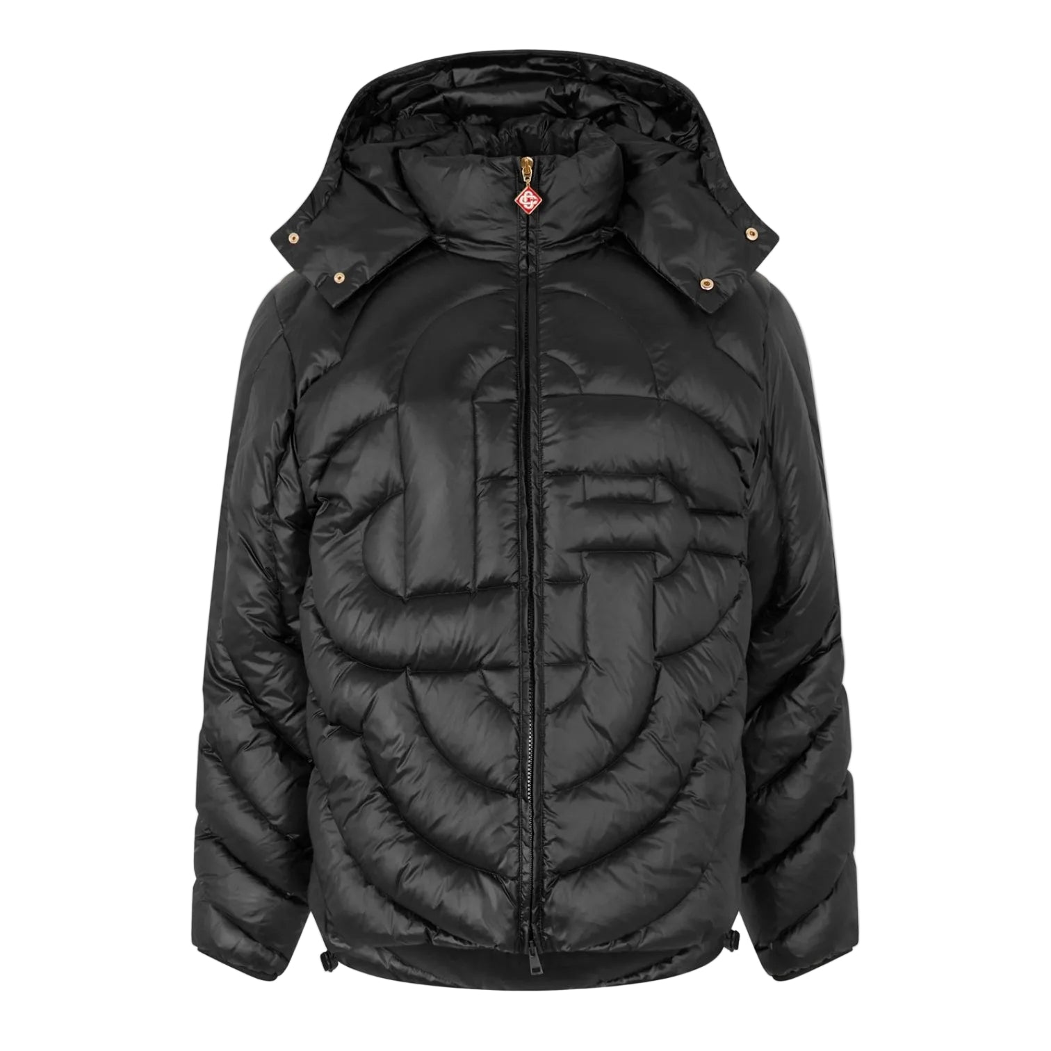 LUXURY HUB CASABLANCA MEN'S QUILTED MEDIUM PUFFER JACKET