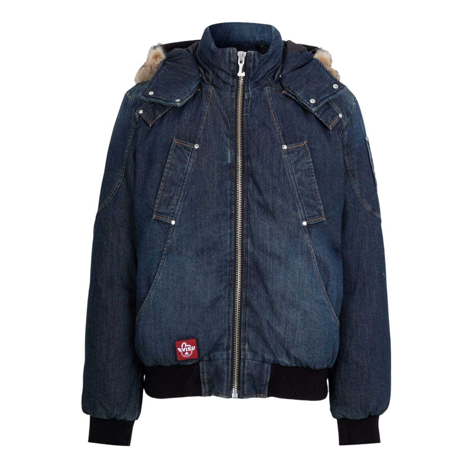 LUXURY HUB MOOSE KNUCKLES MENS X EVISU BALLISTIC BOMBER JACKET