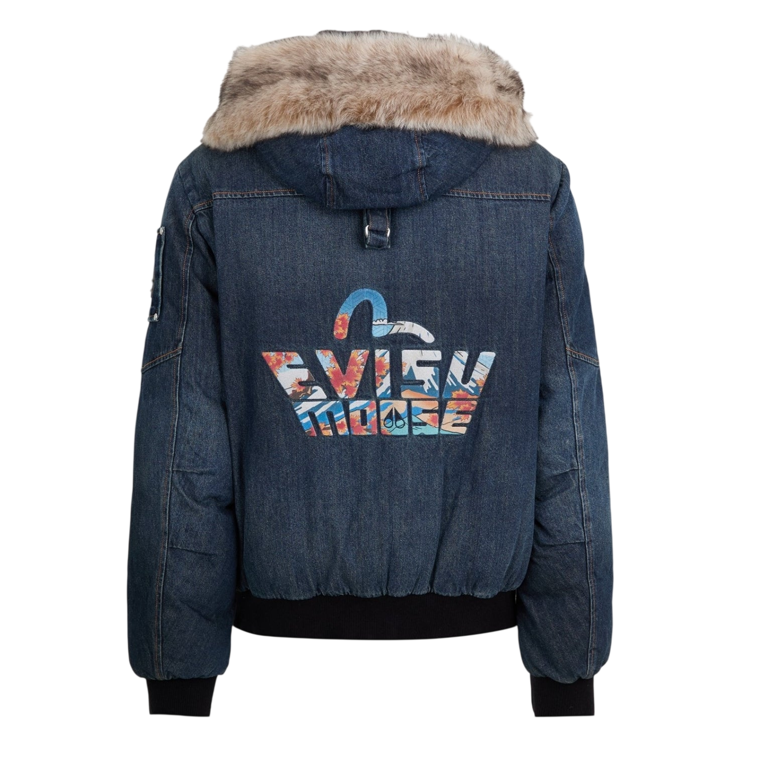 LUXURY HUB MOOSE KNUCKLES MENS X EVISU BALLISTIC BOMBER JACKET