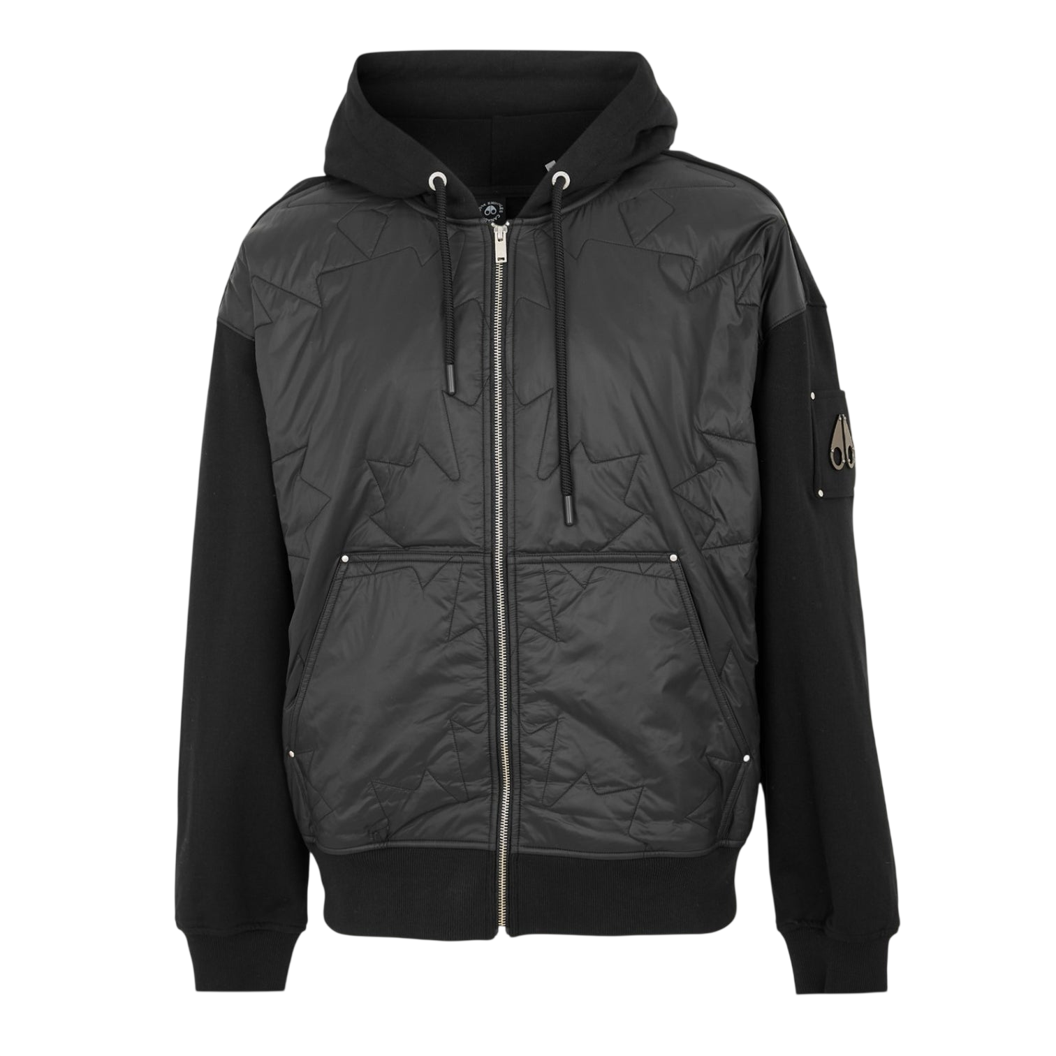 LUXURY HUB MOOSE KNUCKLES MEN'S ASHBY WEATHER RESISTANT HYBRID JACKET