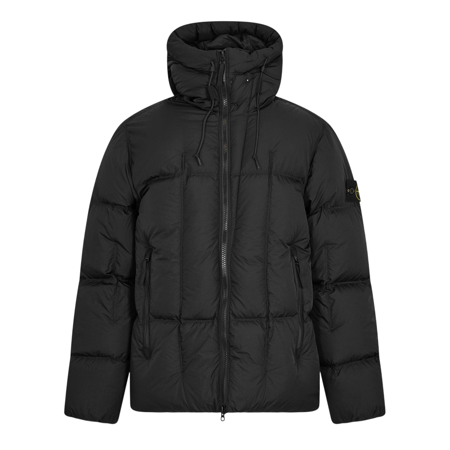 LUXURY HUB STONE ISLAND MEN'S SEAM FADE PUFF MEDIUM PUFFER JACKET