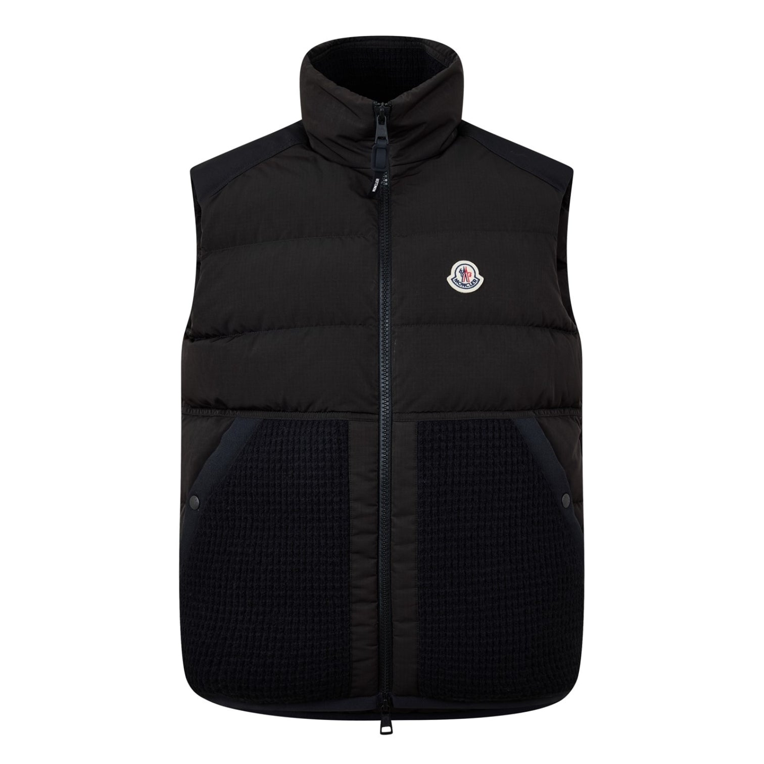 LUXURY HUB MONCLER MEN'S LARICI DOWN FILLED STAND COLLAR GILET