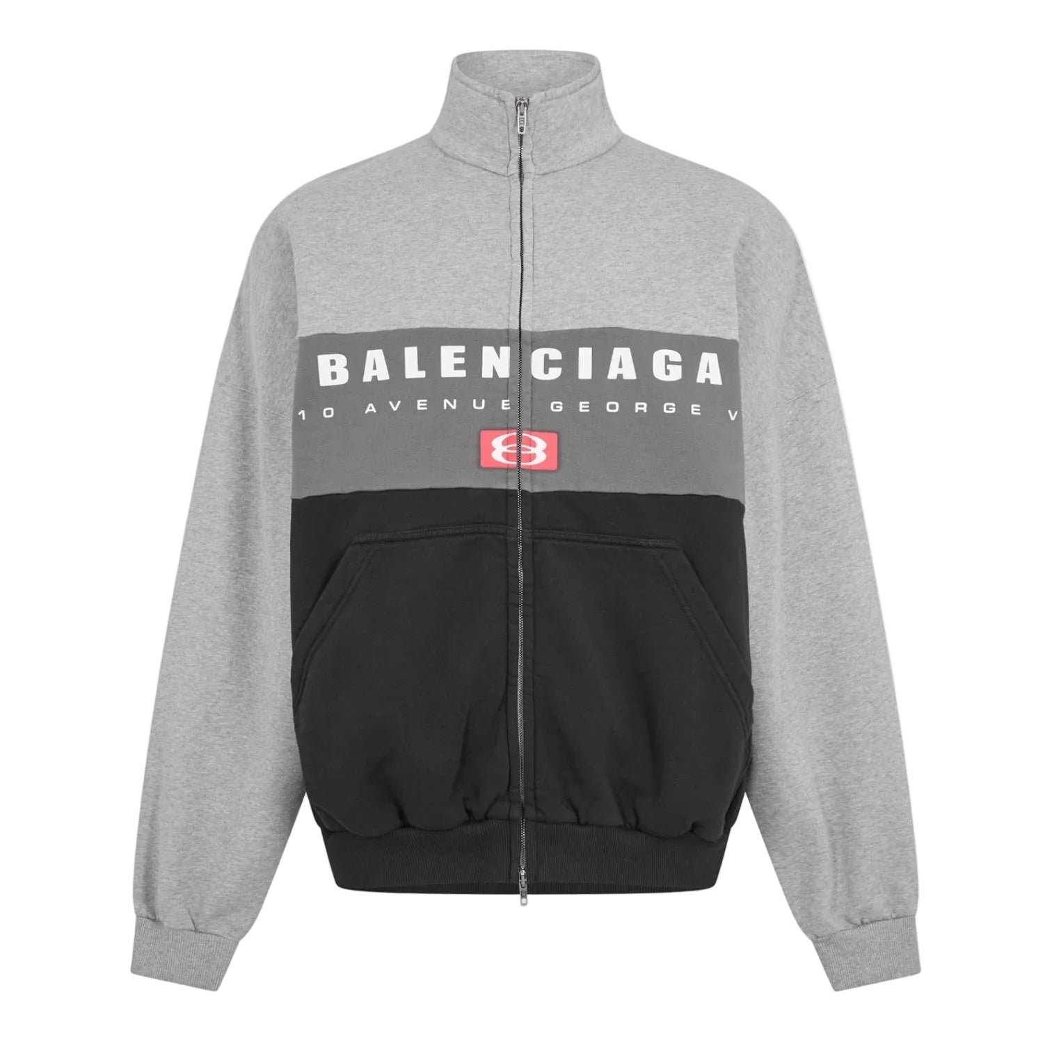 LUXURY HUB BALENCIAGA MEN'S BAL ZIPPED WEATHER-RESISTANT SOFTSHELL JACKET