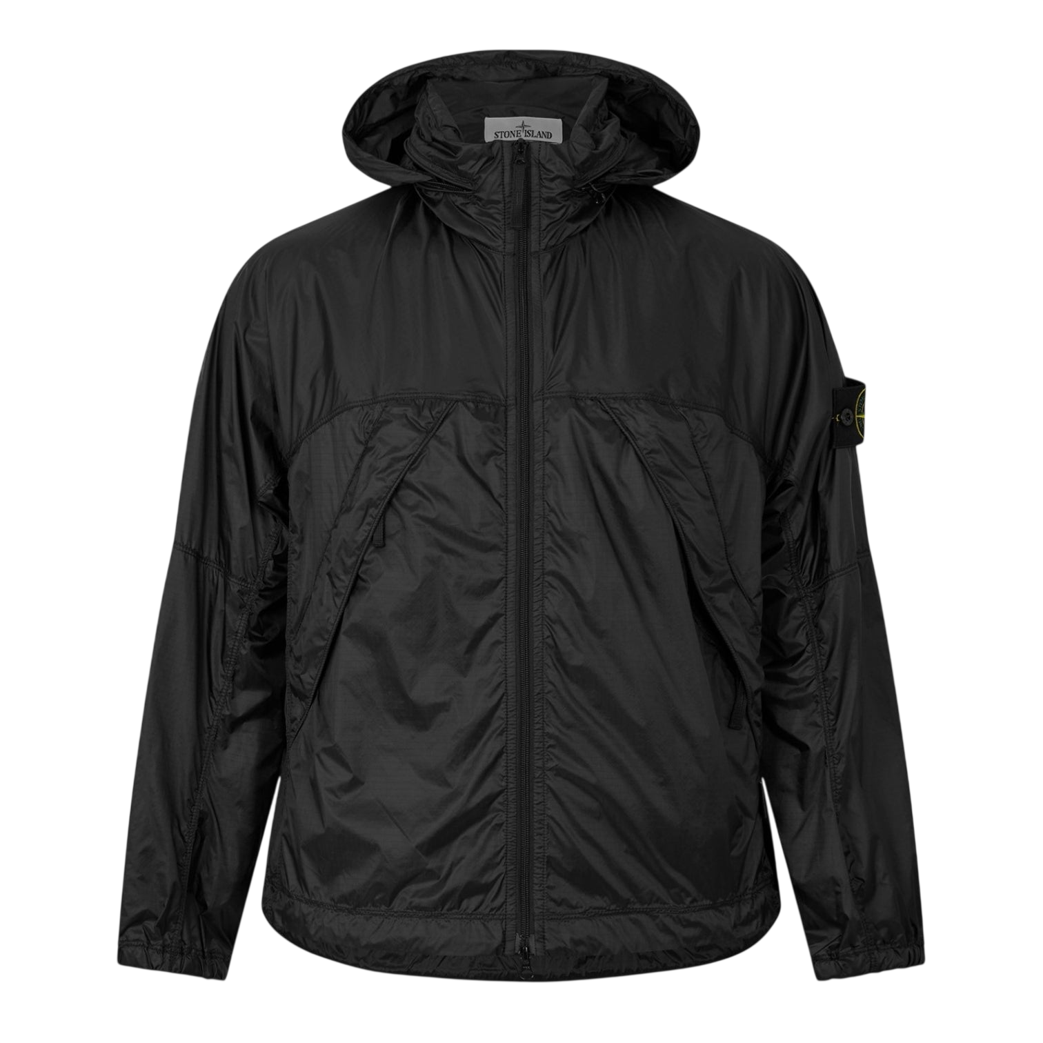 LUXURY HUB STONE ISLAND MEN'S WATER RESISTANT RAIN ANORAK