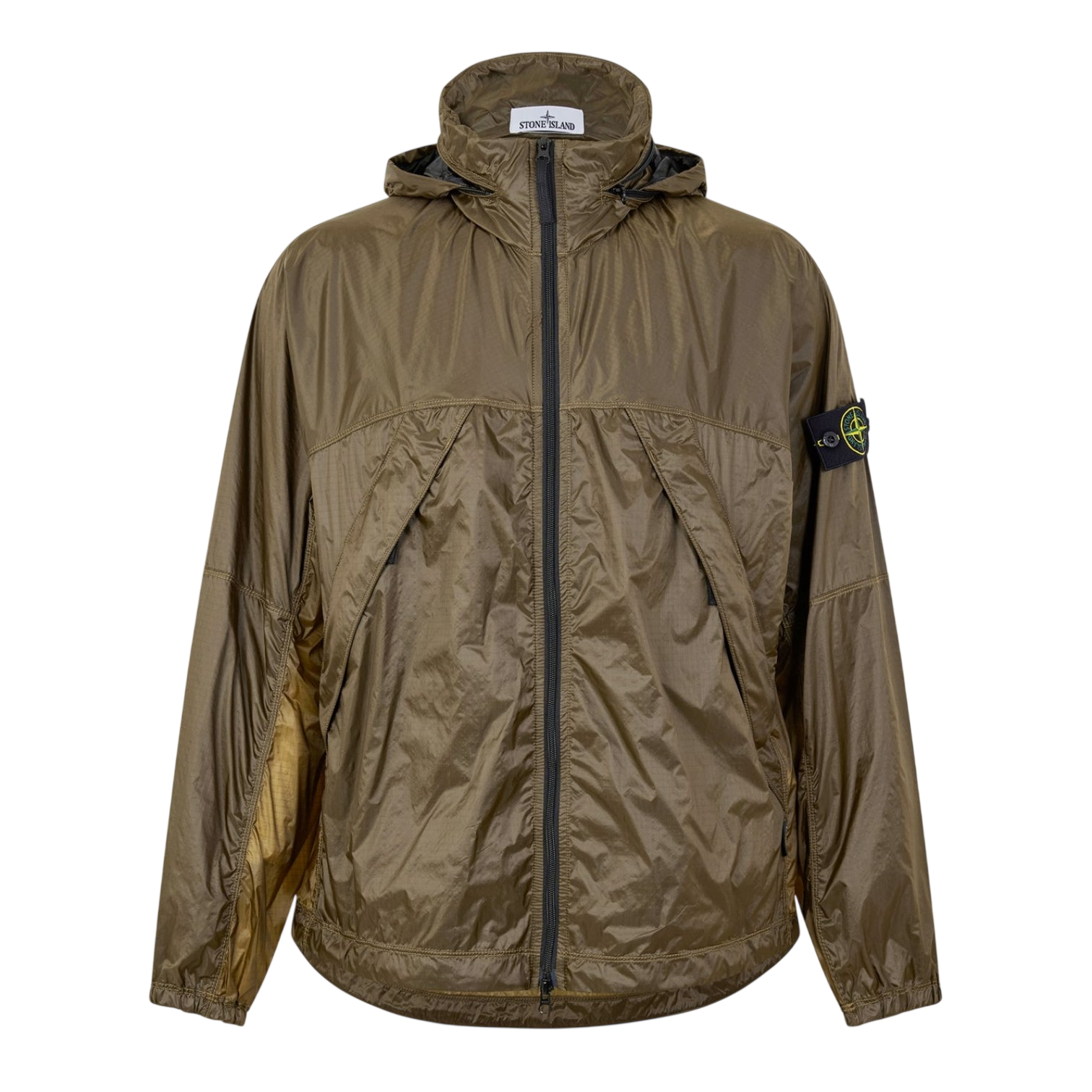 LUXURY HUB STONE ISLAND MEN'S WATER RESISTANT RAIN ANORAK