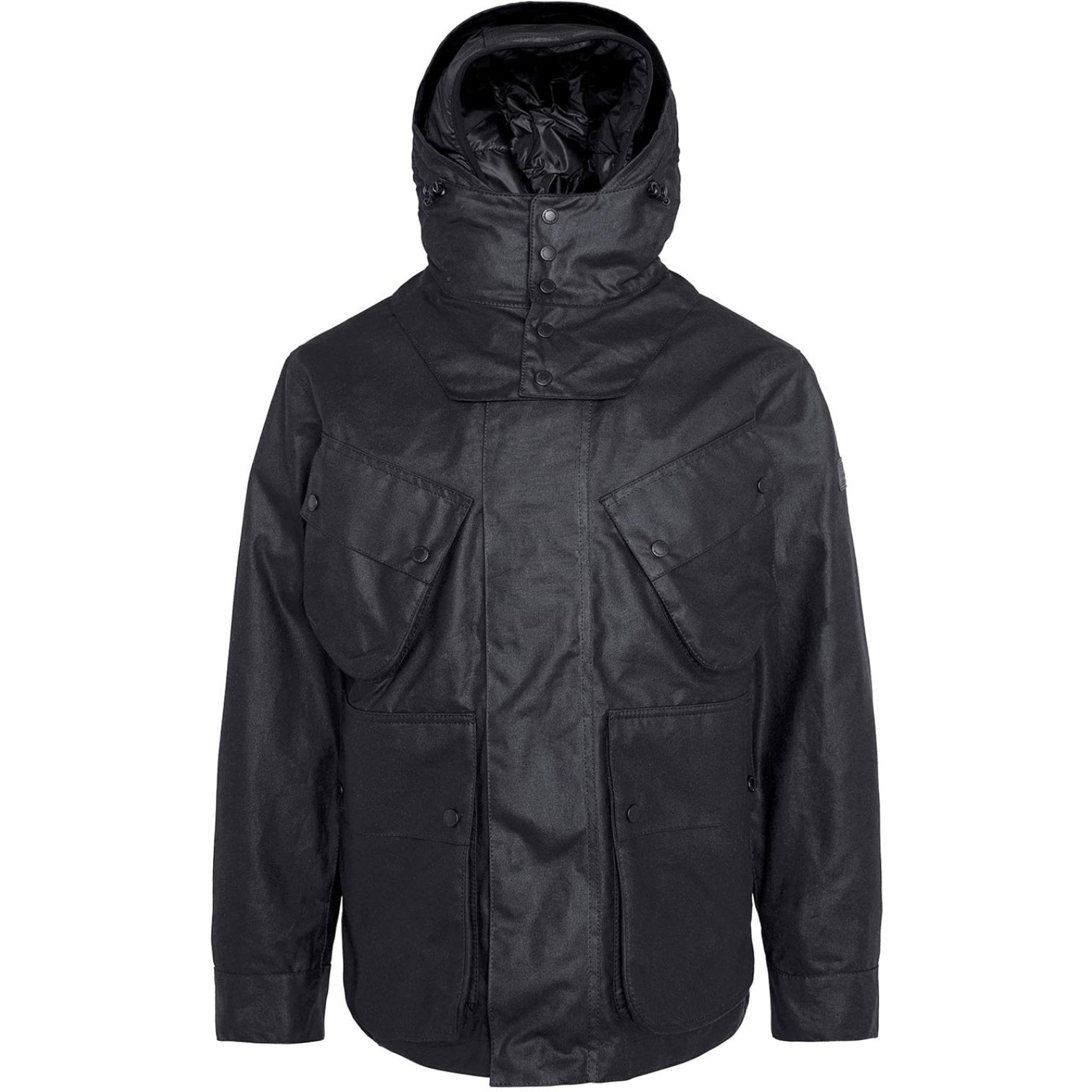 LUXURY HUB BARBOUR INTERNATIONAL ELEMENT WAX JACKET