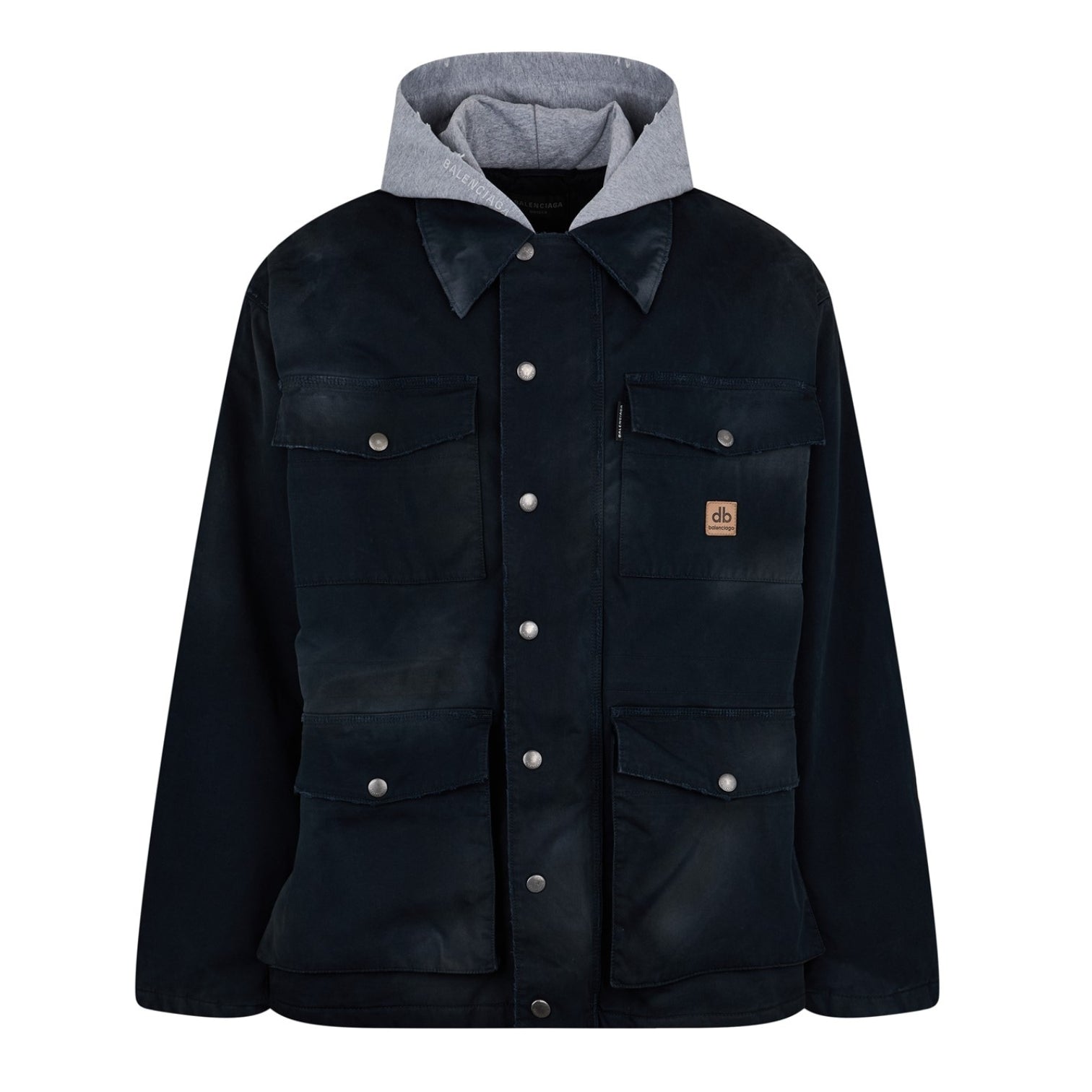 LUXURY HUB BALENCIAGA DOUBLE B WORKWEAR PARKA
