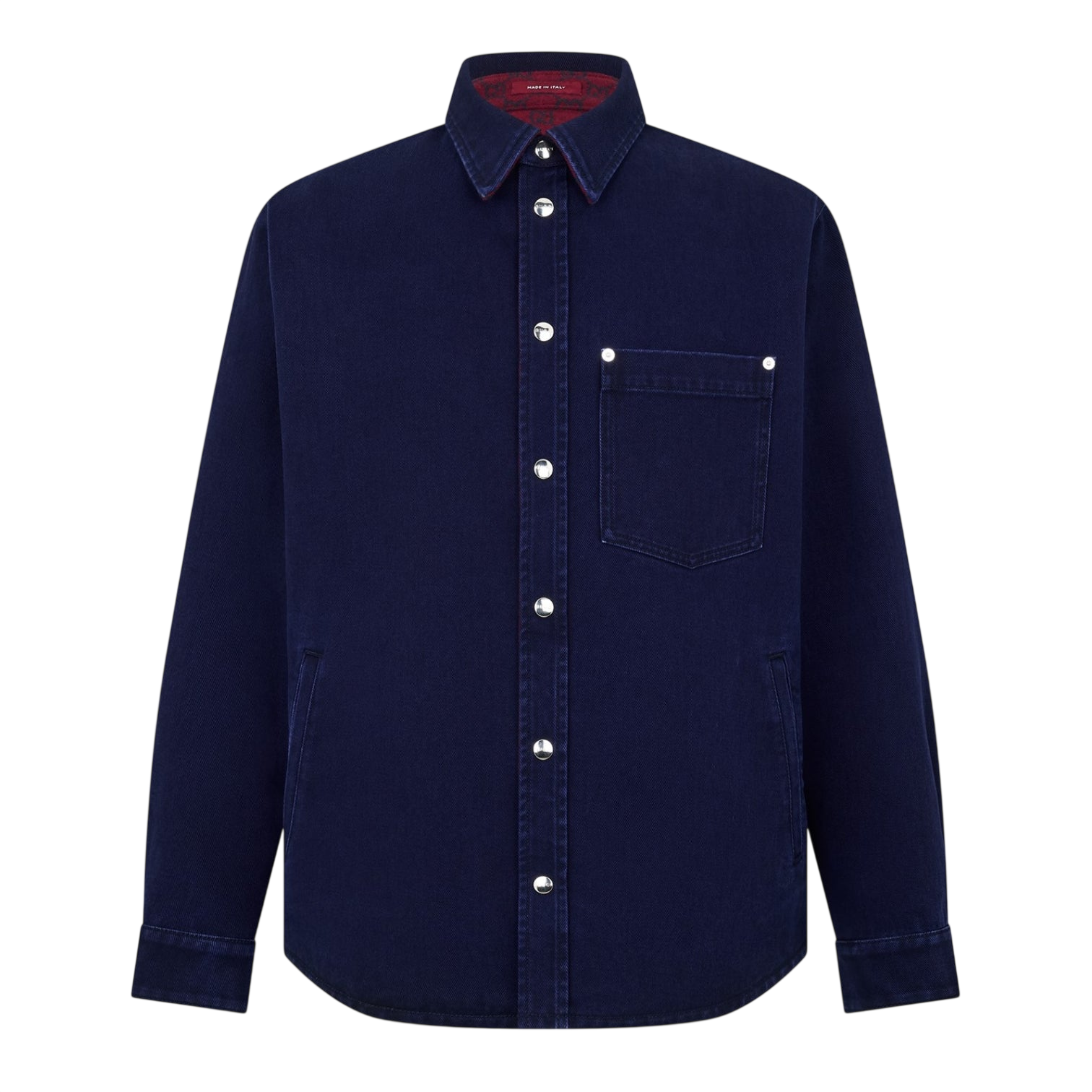 LUXURY HUB GUCCI MEN'S LONG SLEEVE DENIM SHIRT