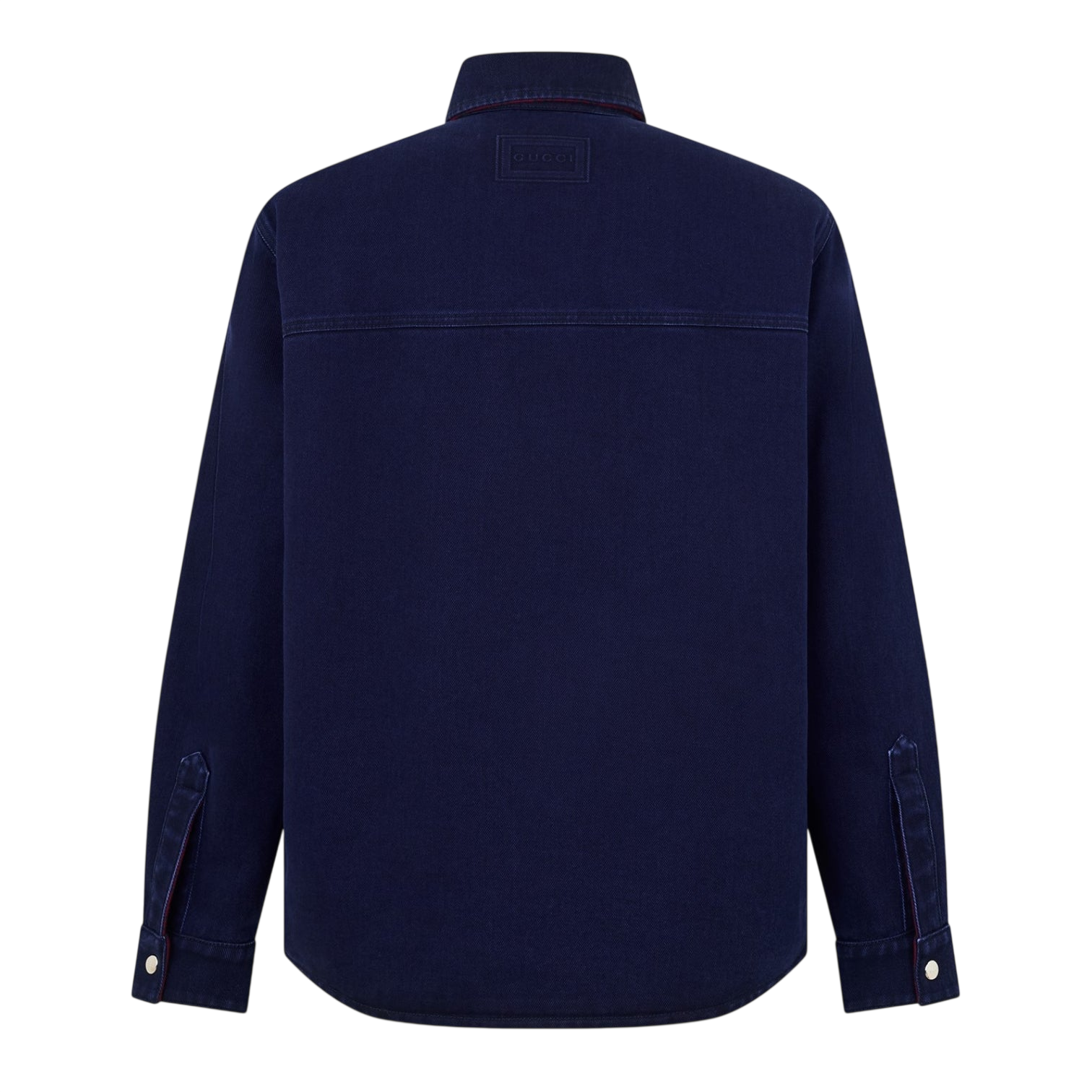 LUXURY HUB GUCCI MEN'S LONG SLEEVE DENIM SHIRT