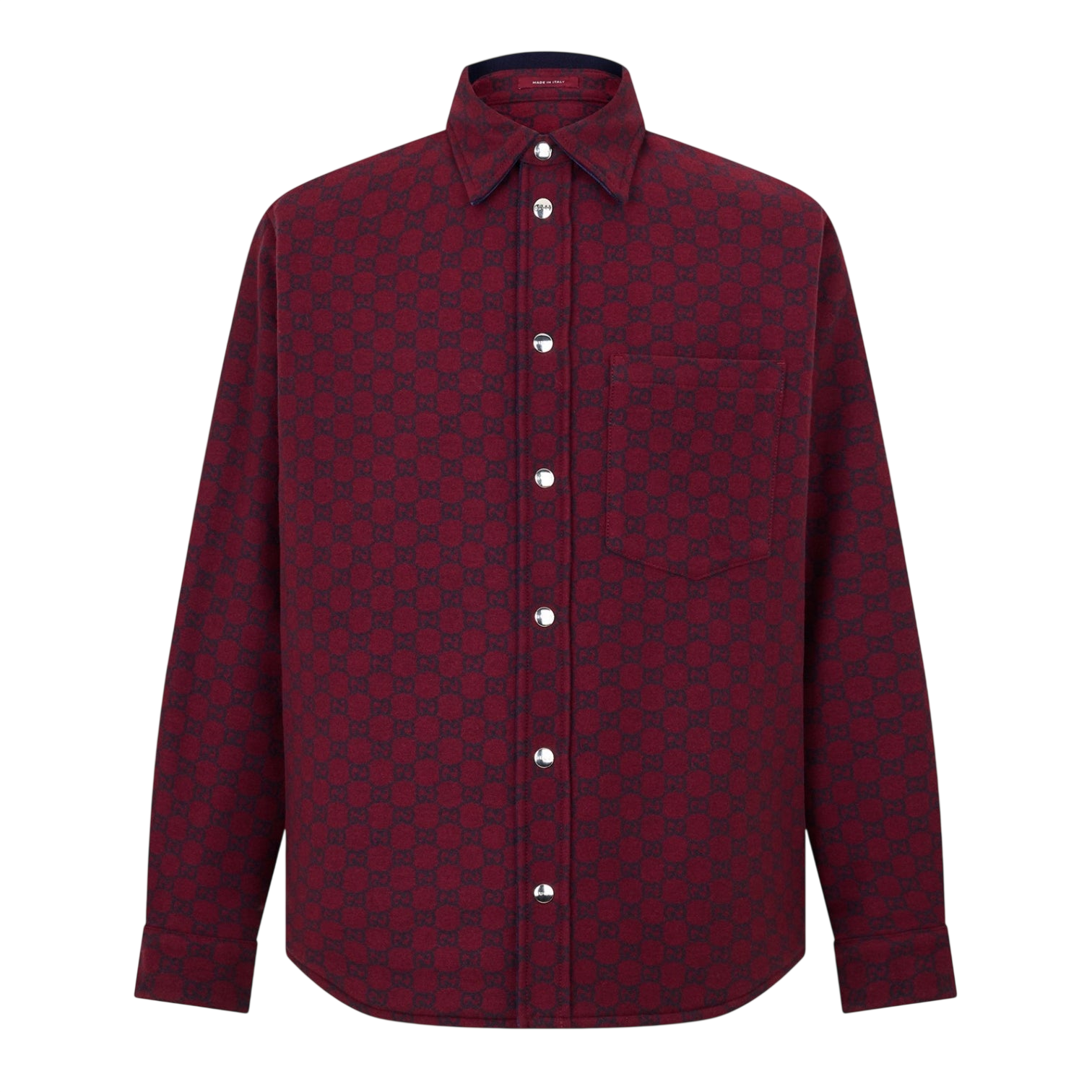 LUXURY HUB GUCCI MEN'S LONG SLEEVE DENIM SHIRT