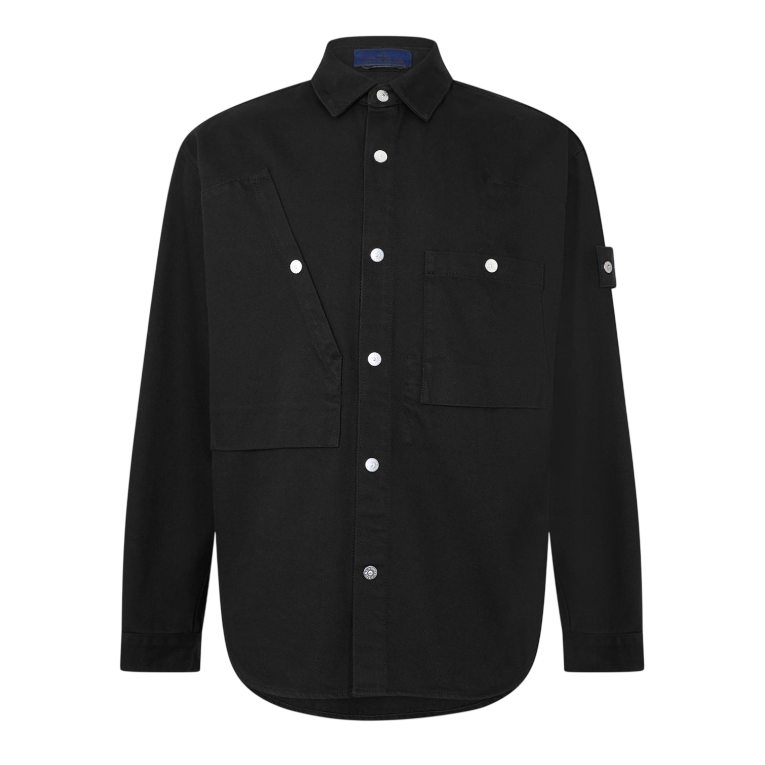 LUXURY HUB STONE ISLAND MENS DENIM RESEARCH SHIRT