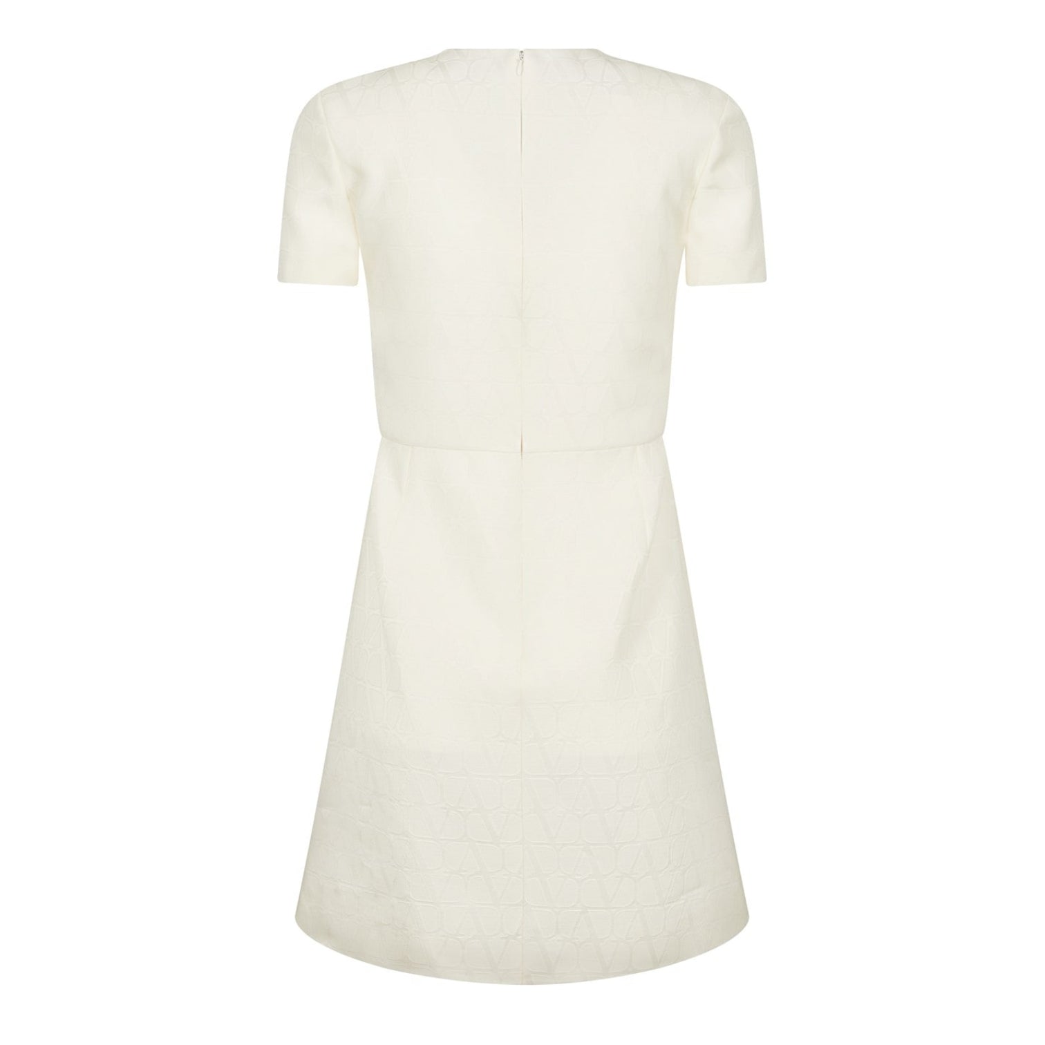 LUXURY HUB VALENTINO TOILE ICONOGRAPHE CREPE COUTURE SHORT DRESS