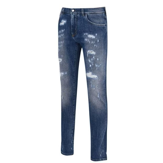 LUXURY HUB  DOLCE AND GABBANA SKINNY DARK WASH JEANS
