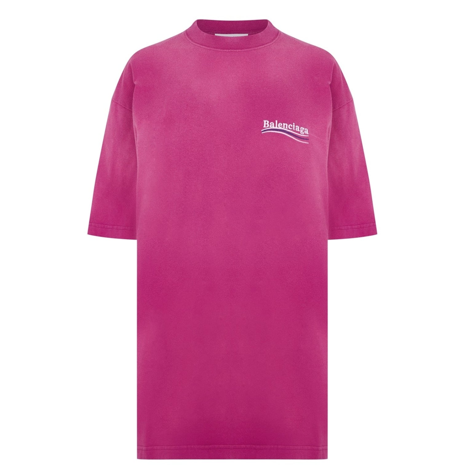 LUXURY HUB BALENCIAGA POLITICAL LOGO OVERSIZED TOP