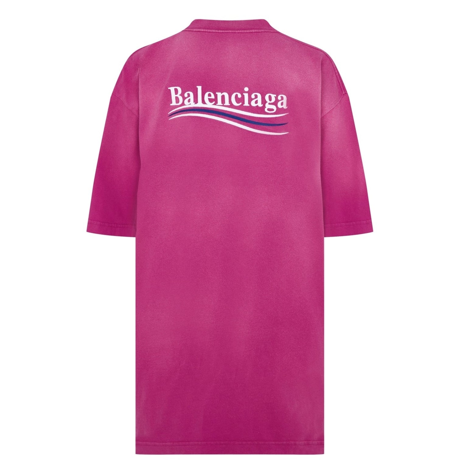LUXURY HUB BALENCIAGA POLITICAL LOGO OVERSIZED TOP