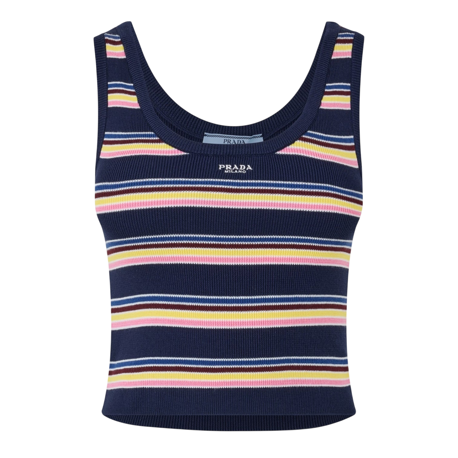LUXURY HUB PRADA WOMEN'S STRIPED TANK VEST