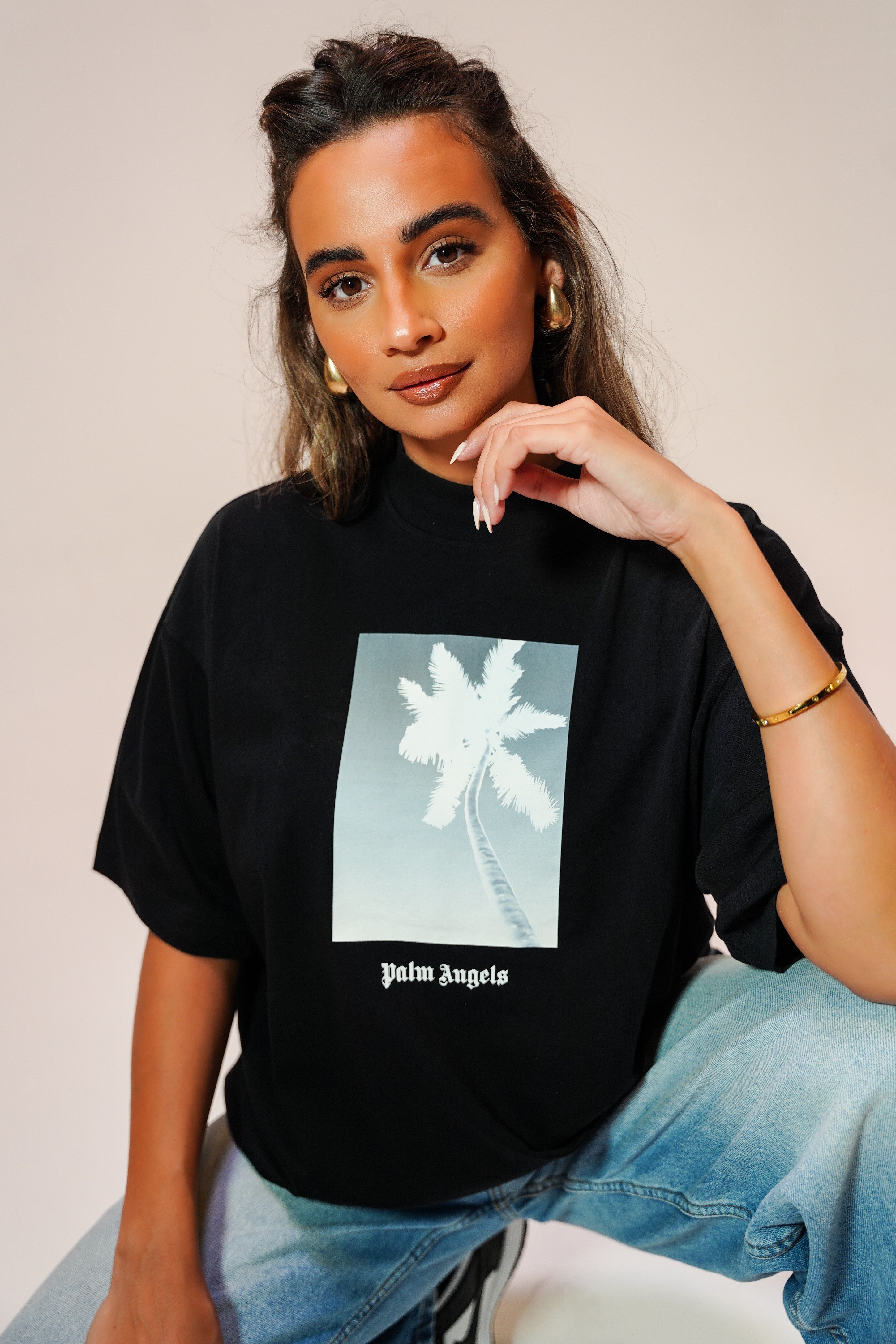 LUXURY HUB PALM ANGELS PALM SOLAR TEE