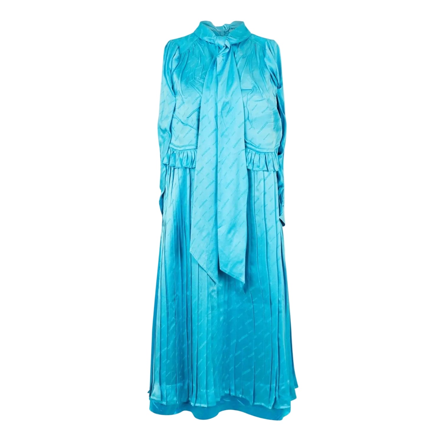 LUXURY HUB BALENCIAGA WOMEN'S FLOOR-LENGTH DRESS