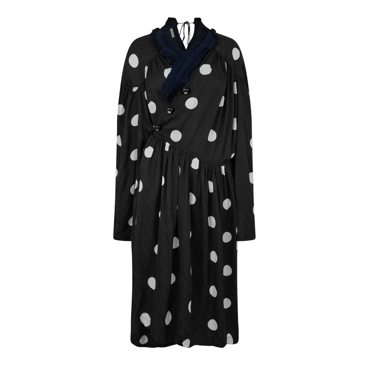 LUXURY HUB BALENCIAGA WOMEN'S WRAP DRESS