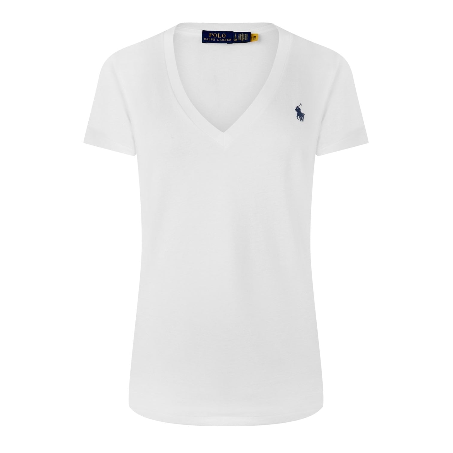 LUXURY HUB POLO RALPH LAUREN JERSEY V-NECK TOP
