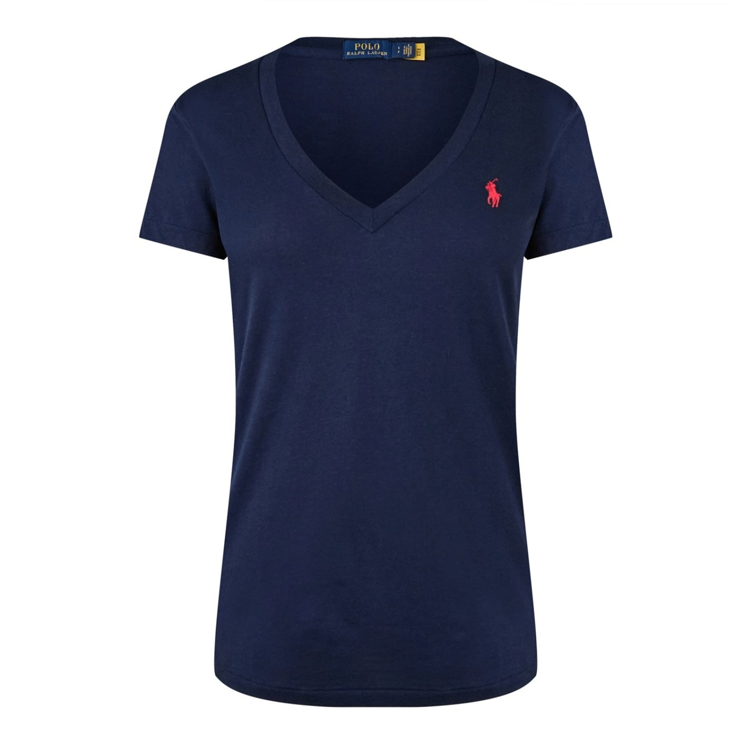 LUXURY HUB POLO RALPH LAUREN JERSEY V-NECK TOP