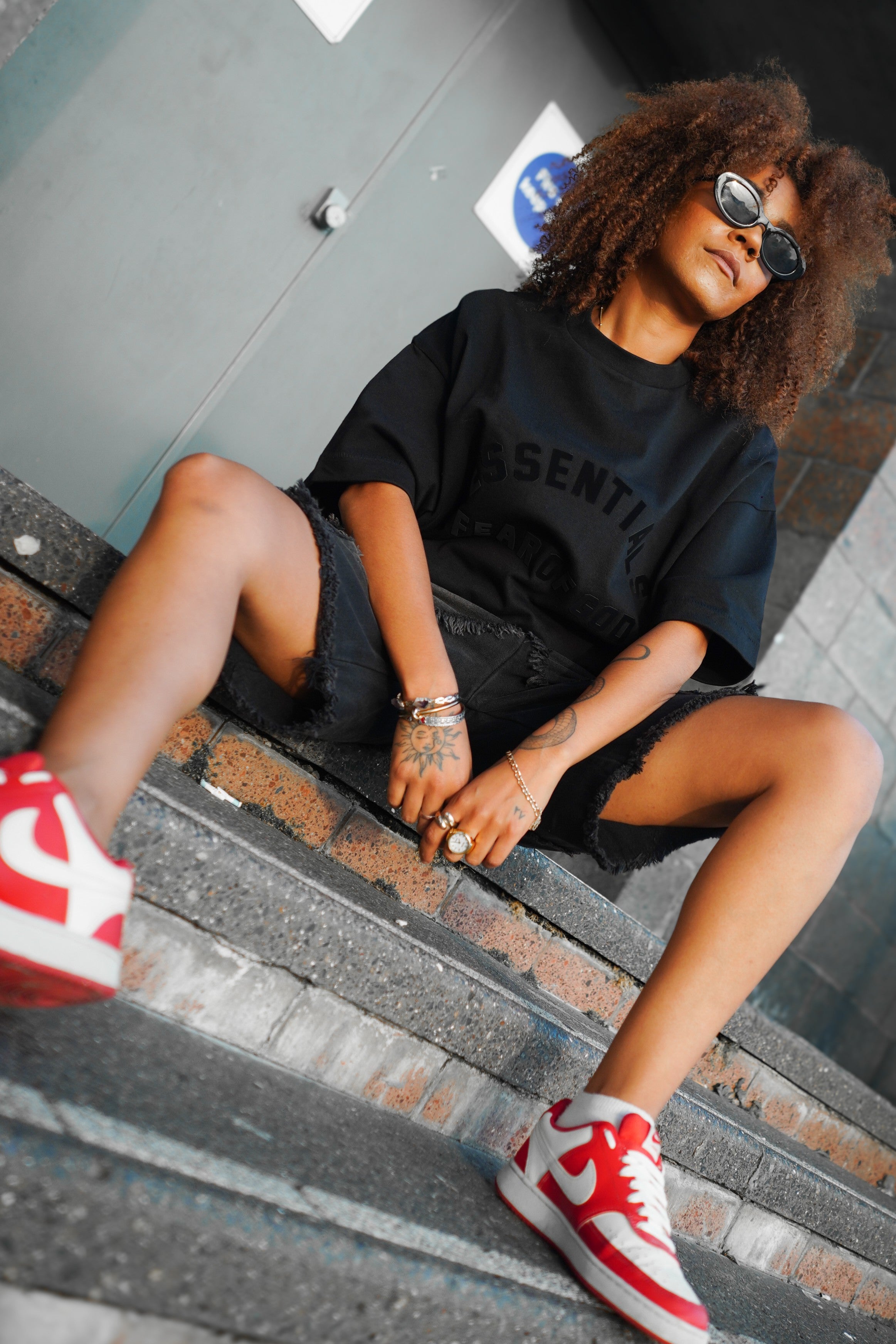 LUXURY HUB FEAR OF GOD ESSENTIALS OVERSIZED TOP
