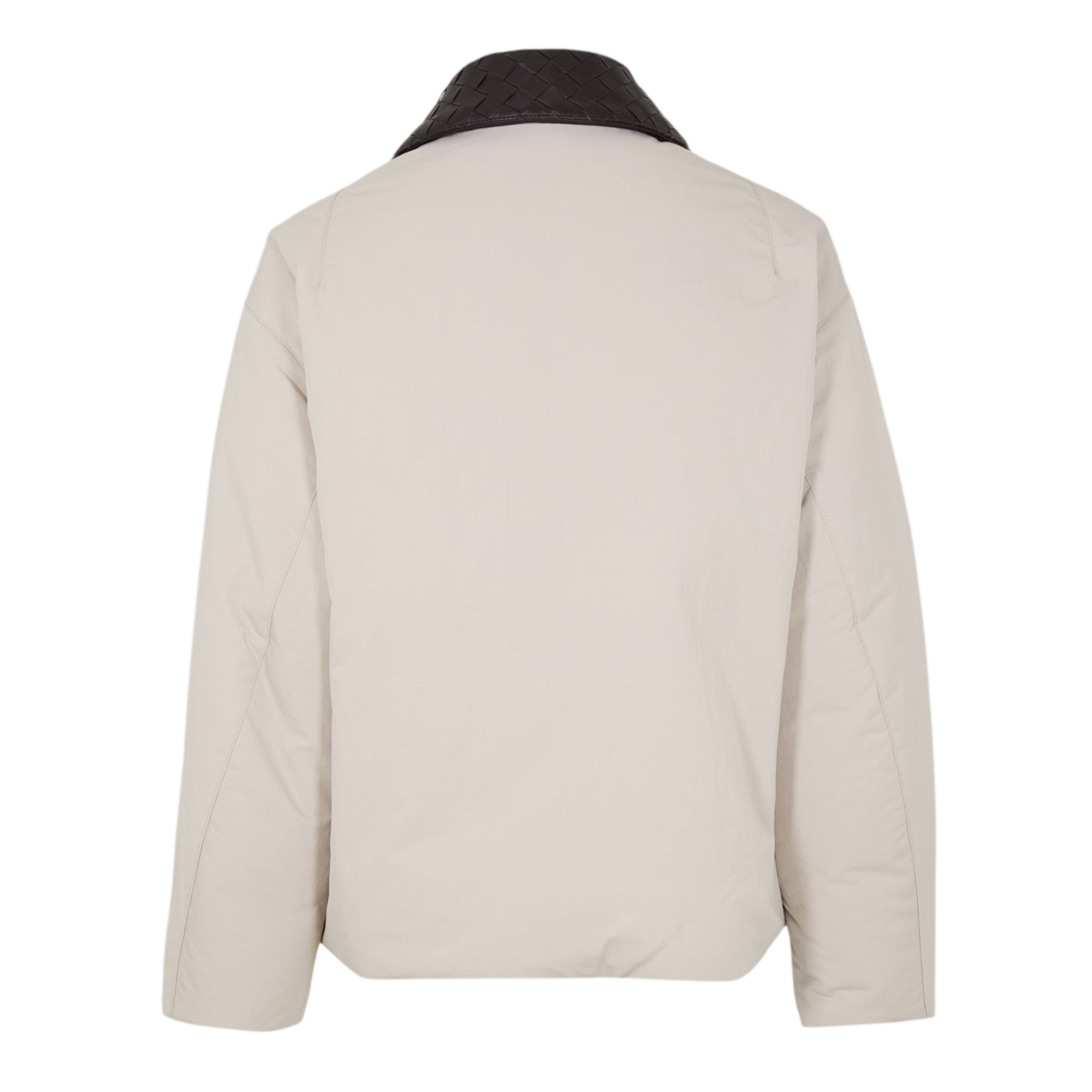 LUXURY HUB BOTTEGA VENETA WOMEN'S TECH LONG SLEEVE DOUBLE ZIP SHORT PUFFER JACKET