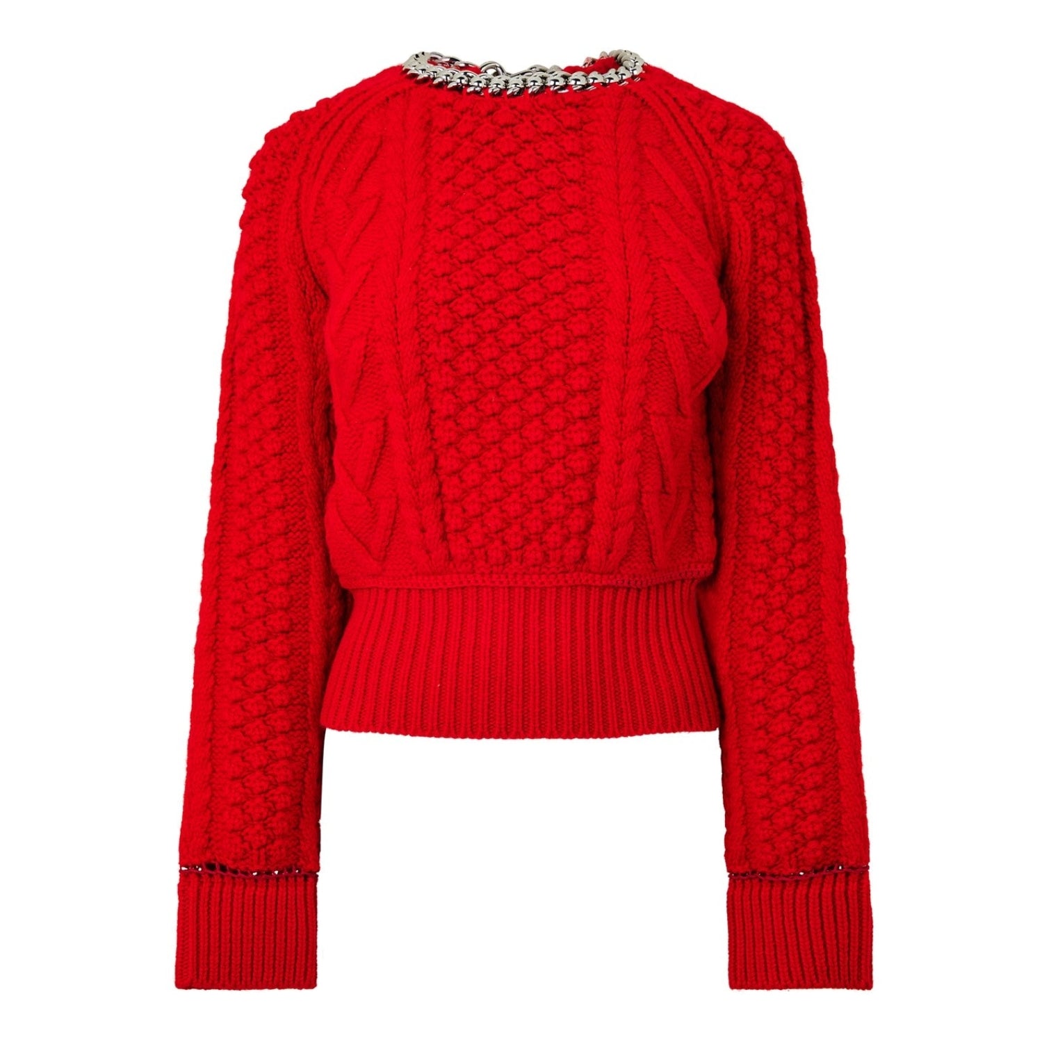 LUXURY HUB BOTTEGA VENETA BV CHAIN KNT SWEATER