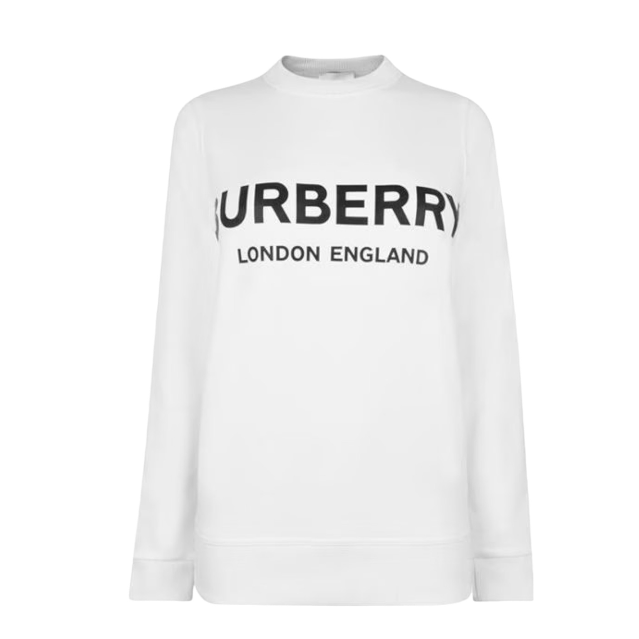 LUXURY HUB BURBERRY FAIRHOL LOGO SWEATSHIRT